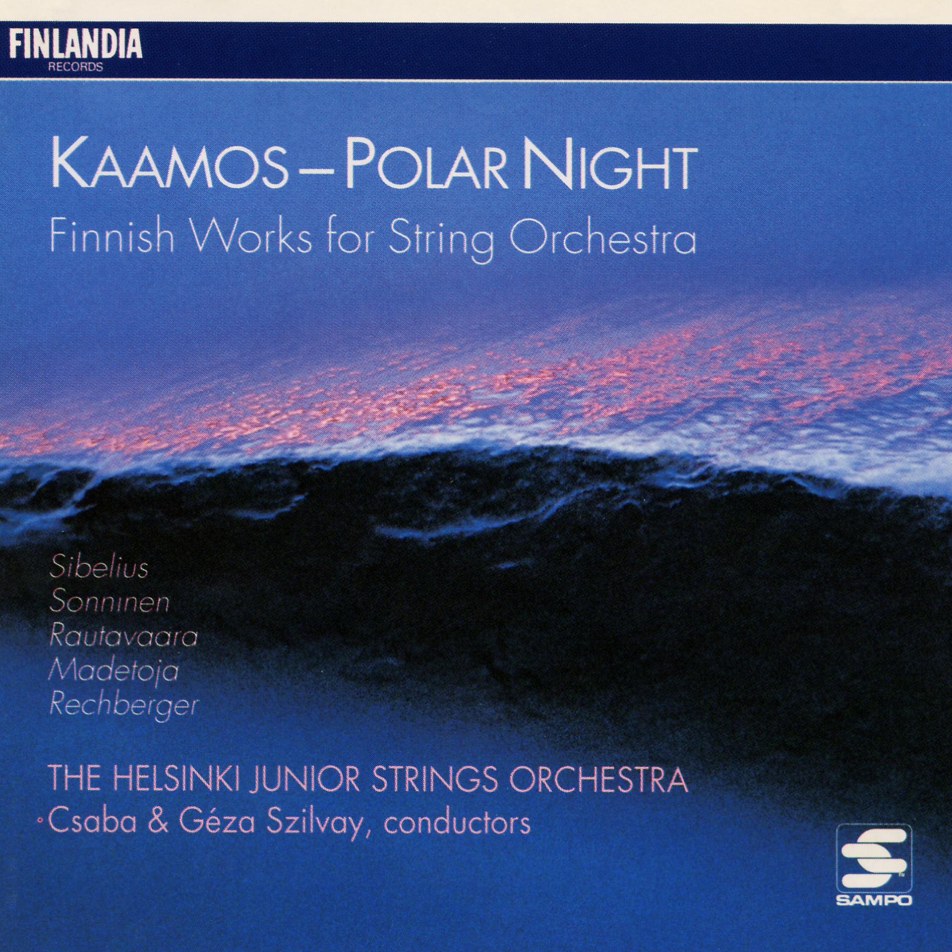 Постер альбома Kaamos / Polar Night - Finnish Works for String Orchestra
