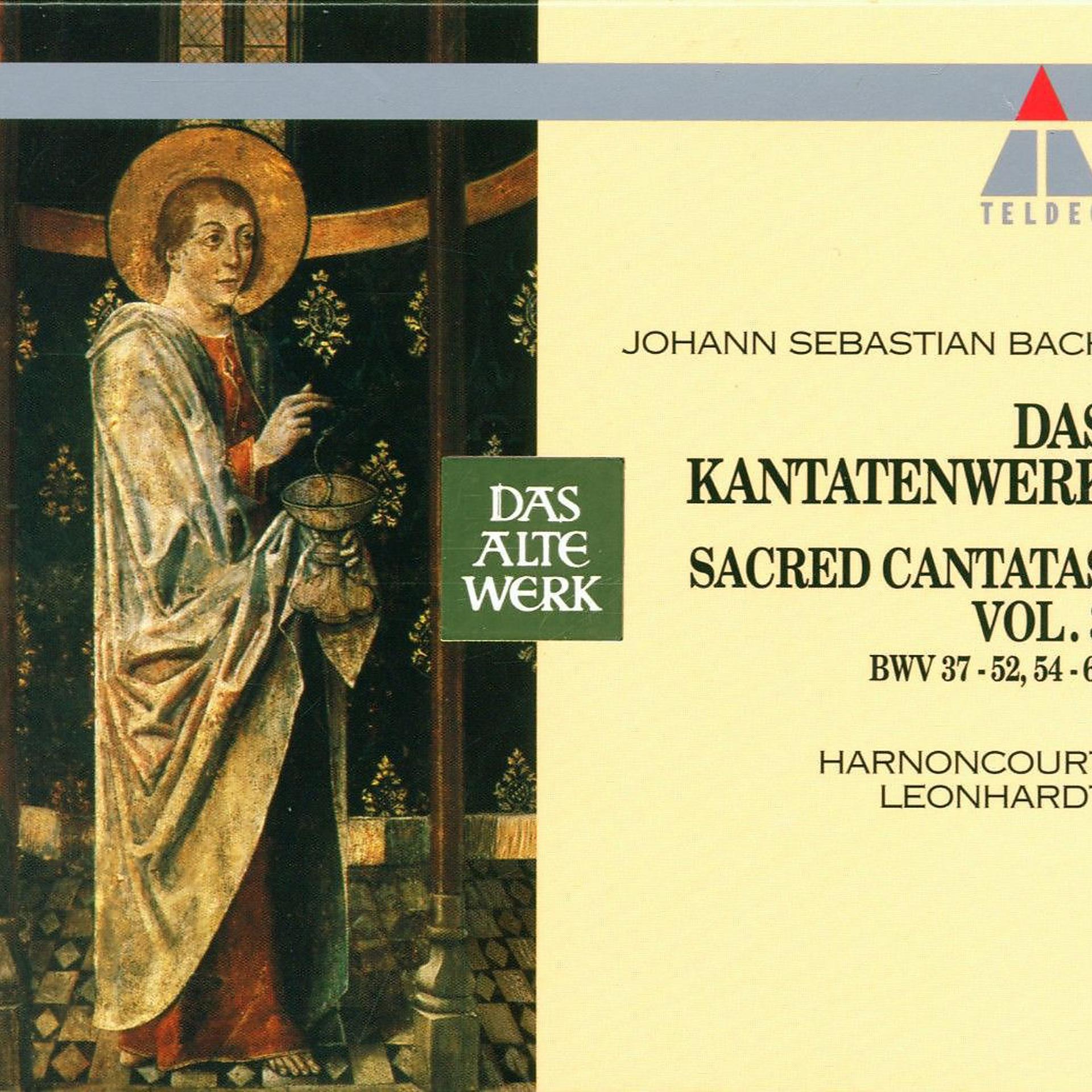 Постер альбома Bach, JS : Sacred Cantatas Vol.3 : BWV 37-52, 54-60
