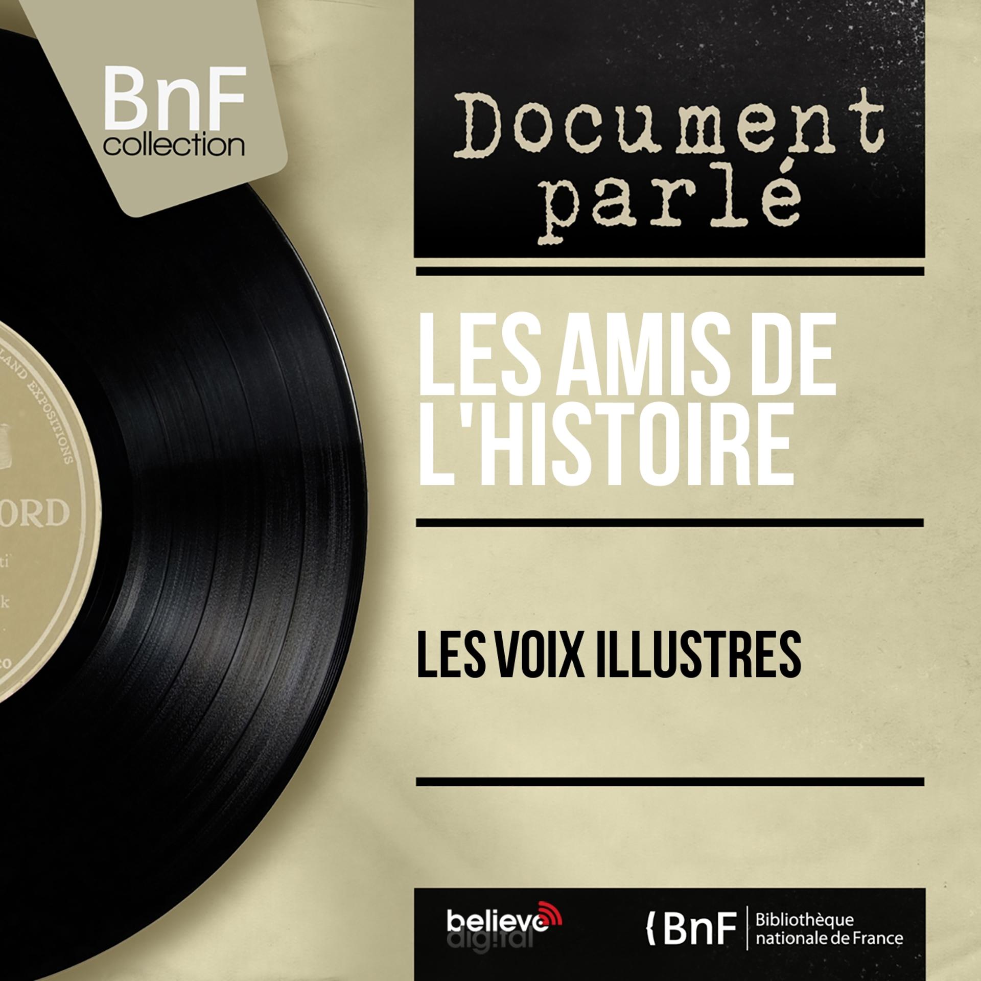 Постер альбома Les voix illustres