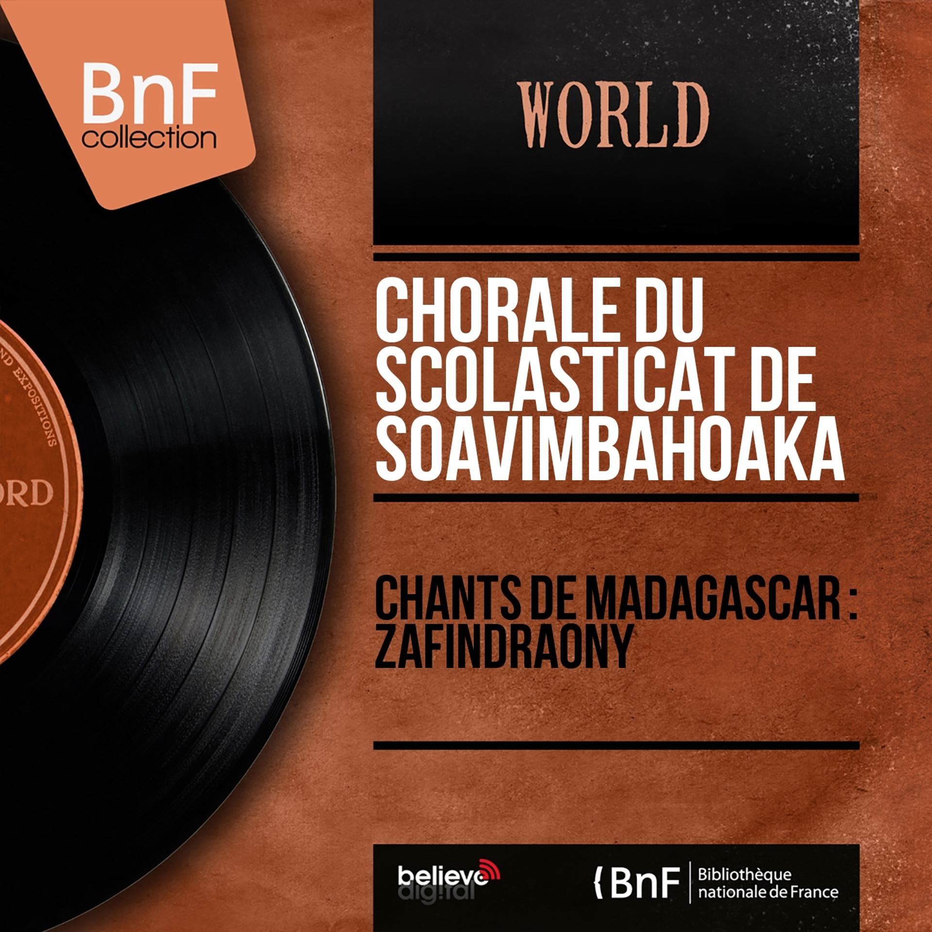 Постер альбома Chants de Madagascar : Zafindraony