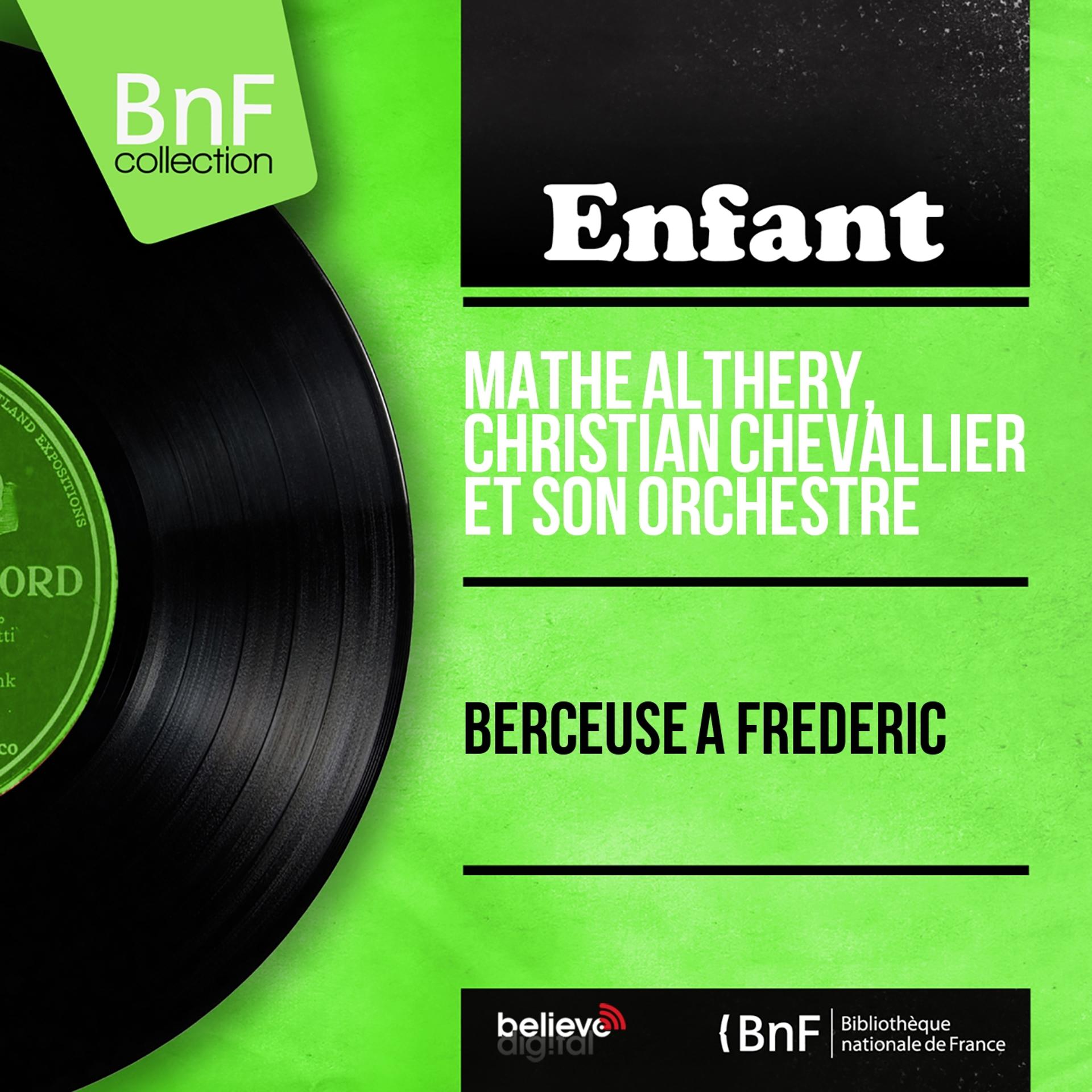 Постер альбома Berceuse à Frédéric