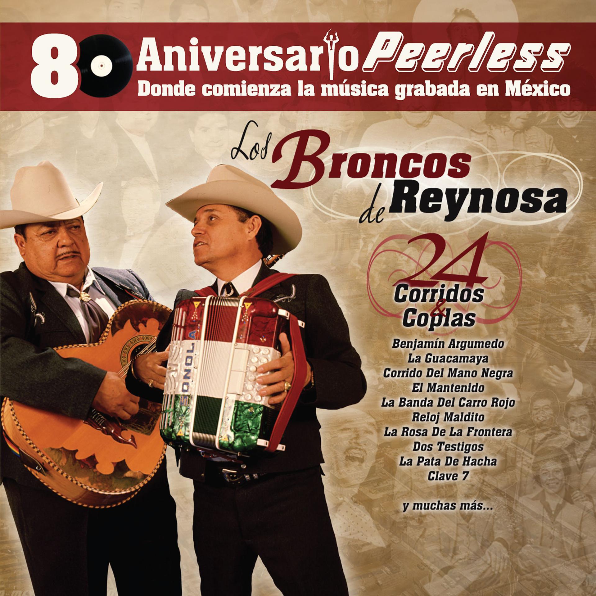 Постер альбома Peerless 80 Aniversario - 24 Corridos y Coplas