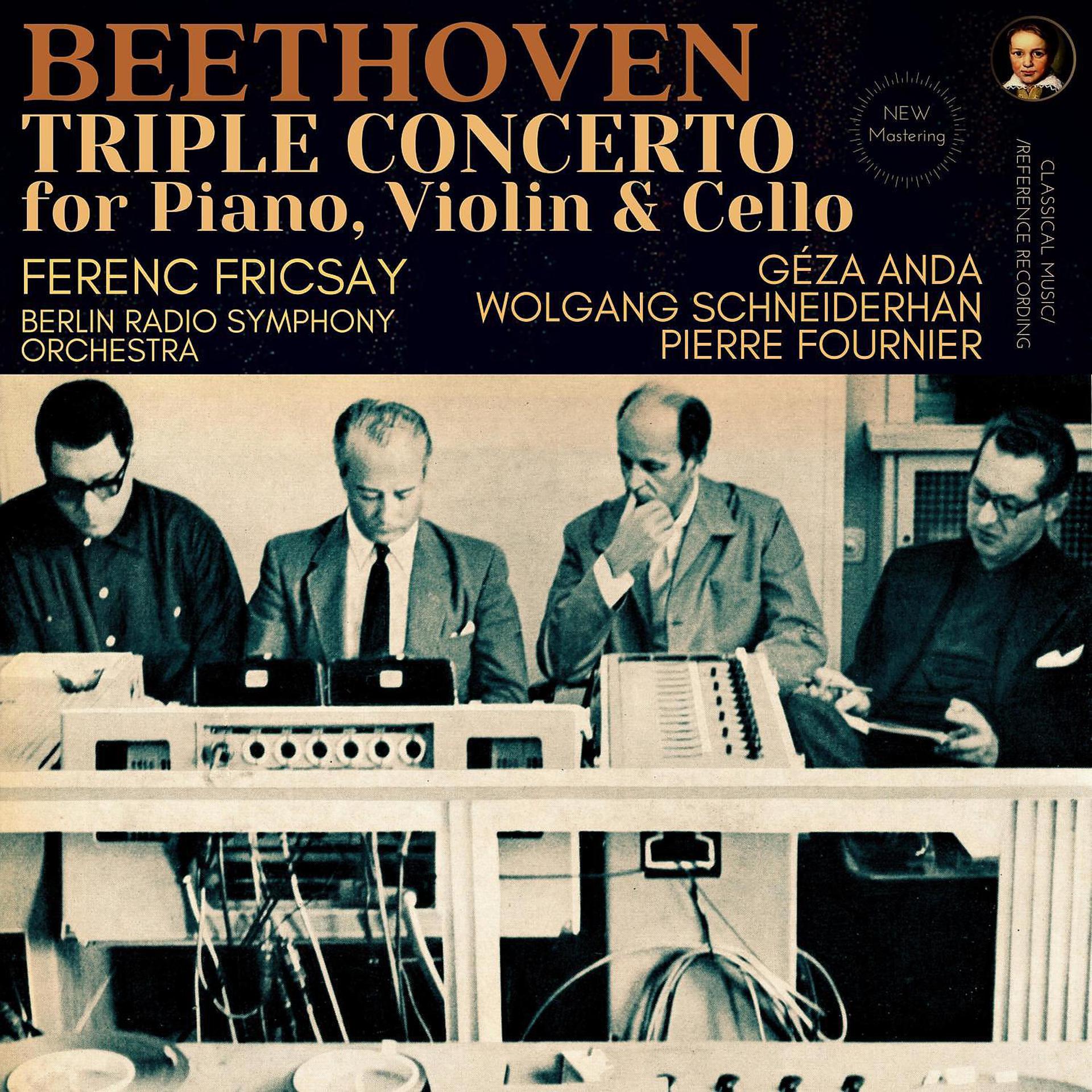 Постер альбома Beethoven: Triple Concerto for Piano, Violin and Cello in C Major, Op. 56