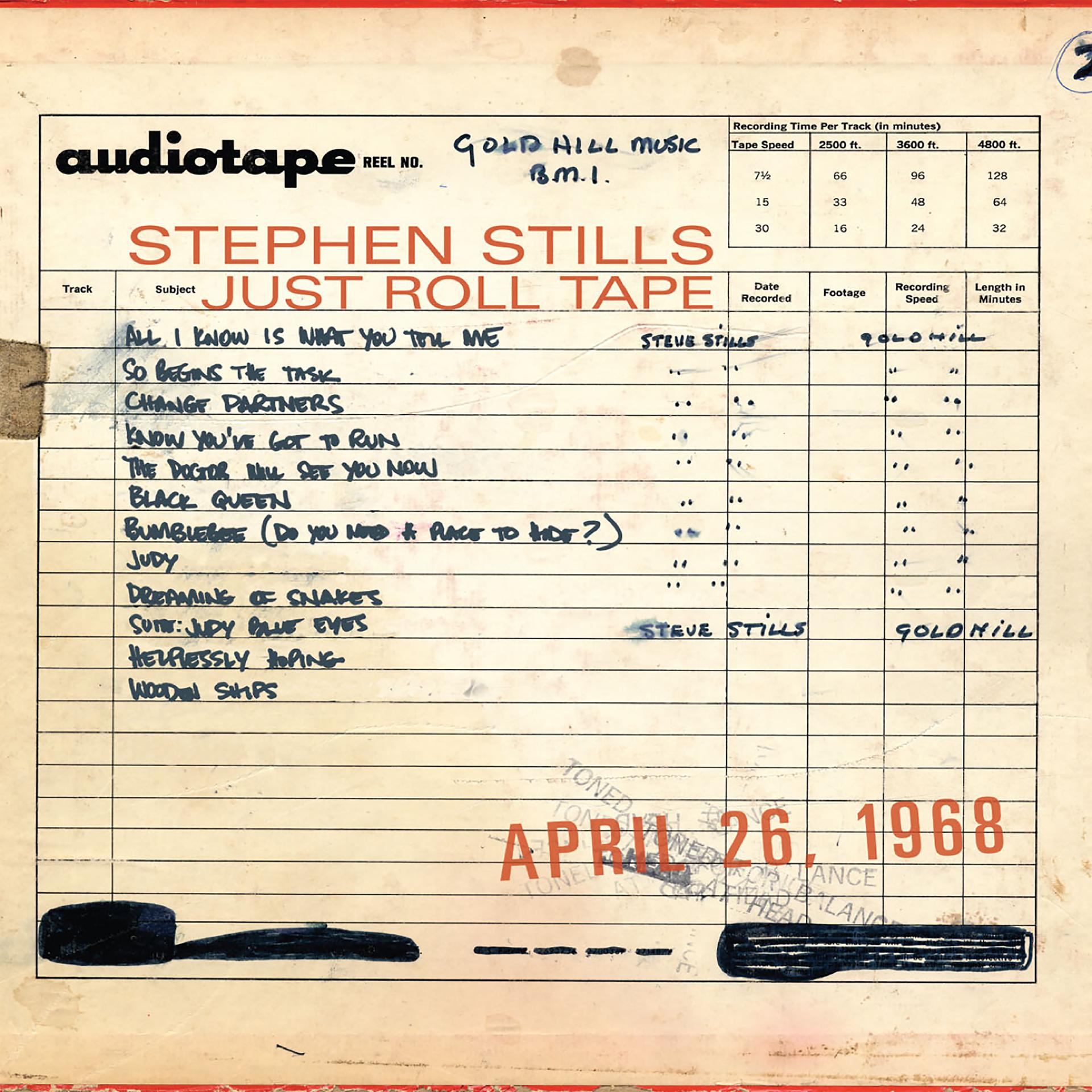 Постер альбома Just Roll Tape - April 26th 1968