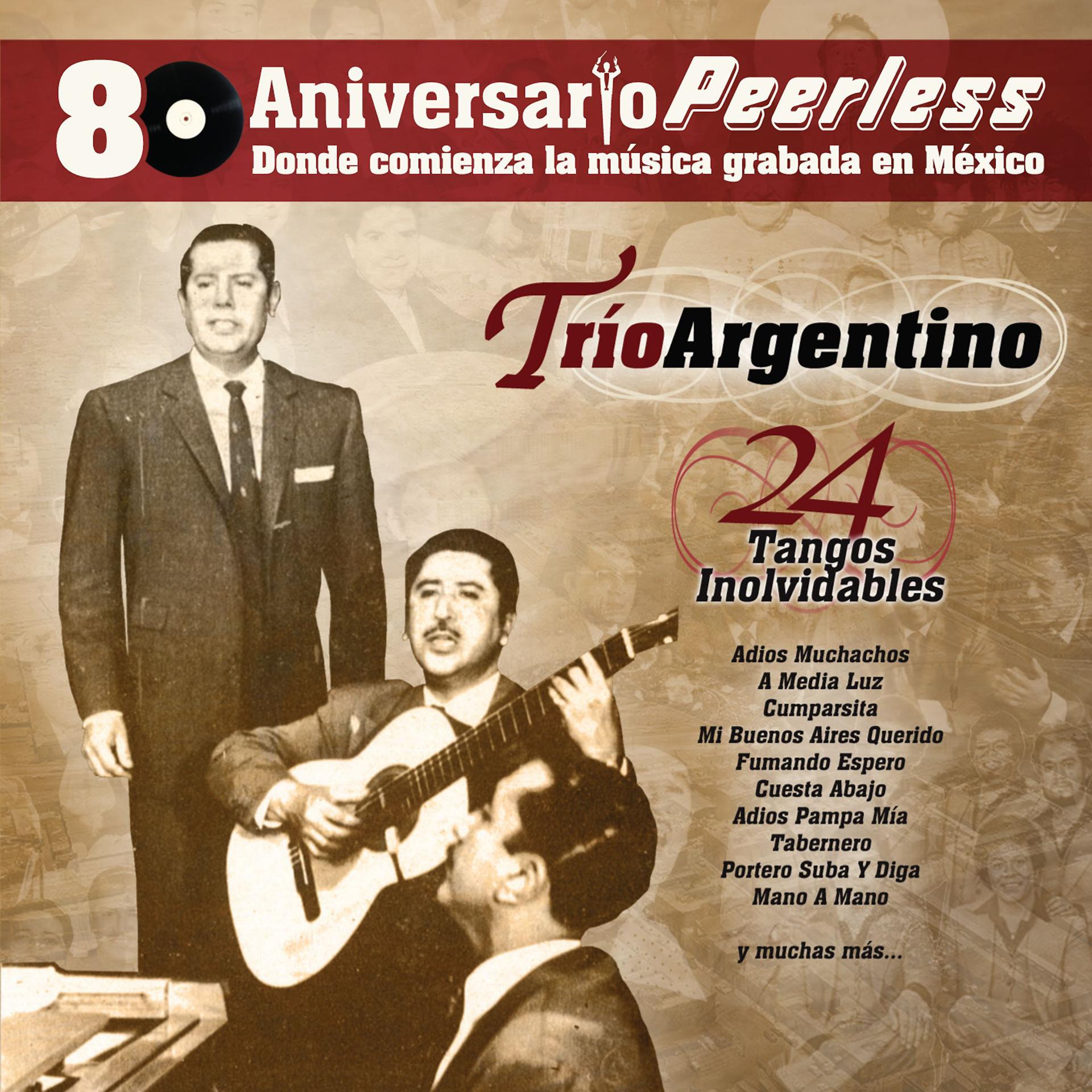 Постер альбома Peerless 80 Aniversario - 24 Tangos Inolvidables