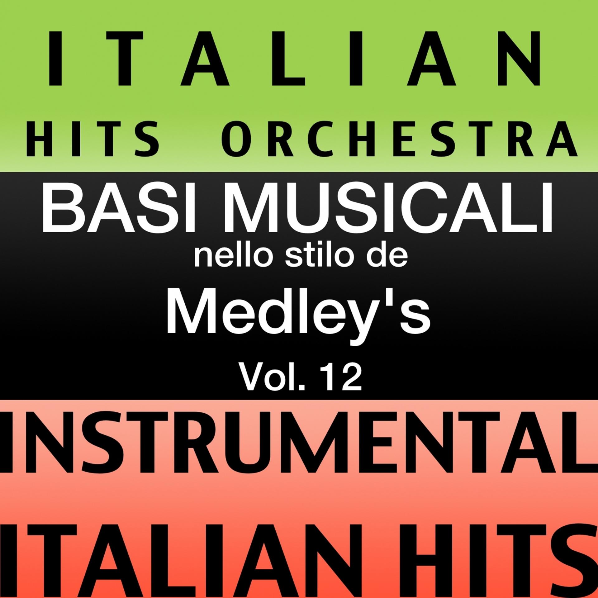 Постер альбома Basi musicale nello stilo dei medleys (instrumental karaoke tracks) Vol. 12