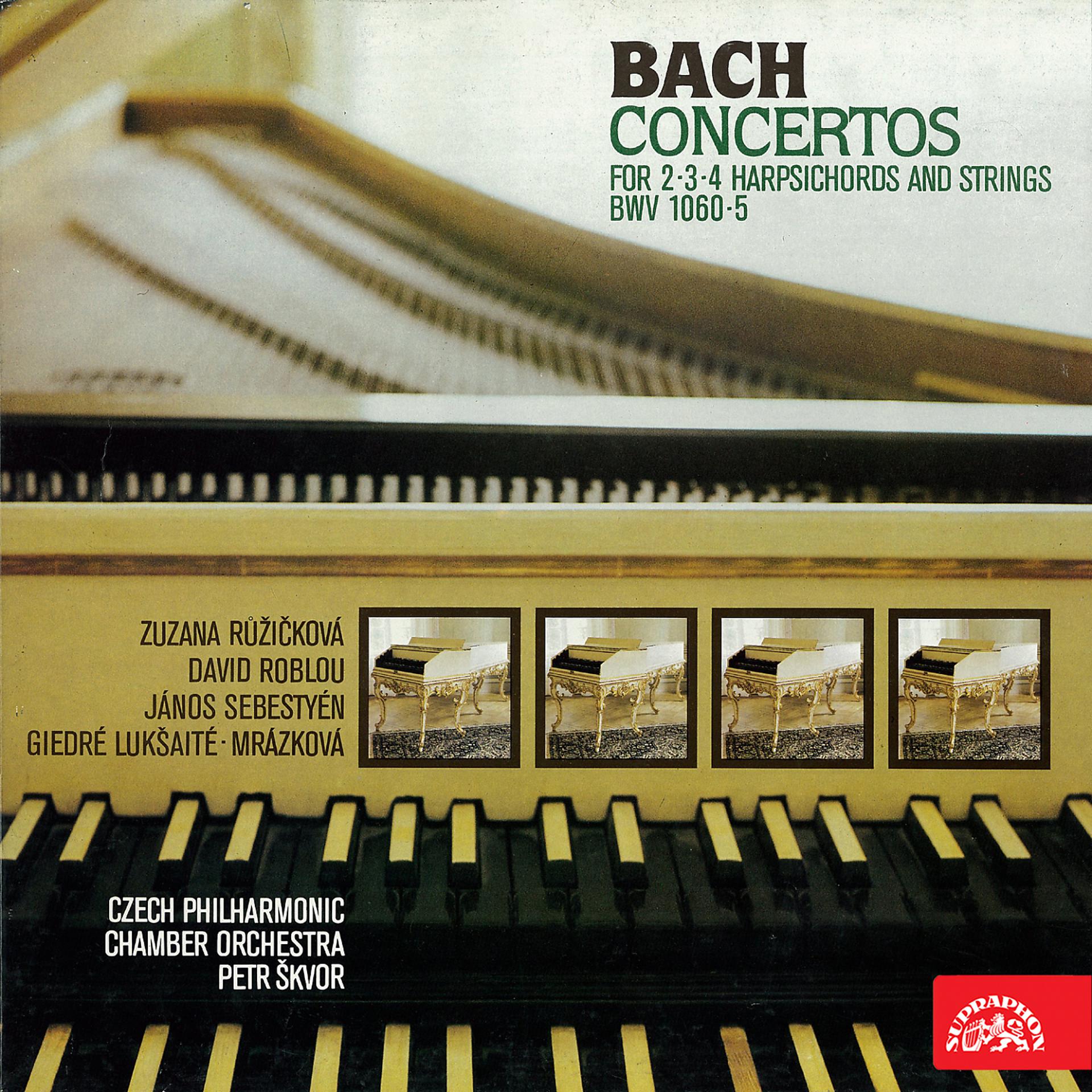 Постер альбома Bach: Concertos for 2 - 3 - 4 Harpsichords and Strings, BWV 1060-5