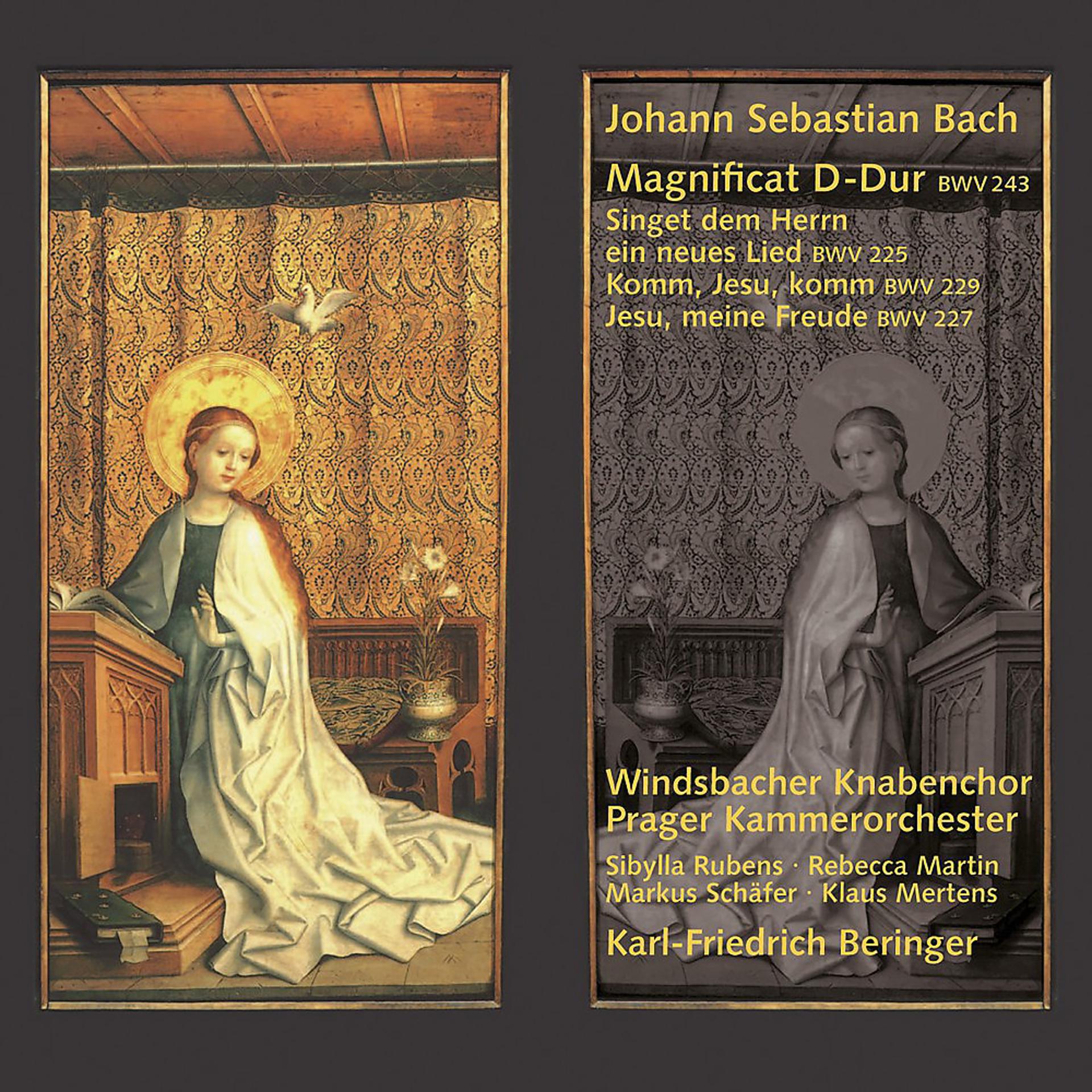 Постер альбома Johann Sebastian Bach: Magnificat in D-Dur (BWV 243) / Motetten BWV 225, BWV 227, BWV 229