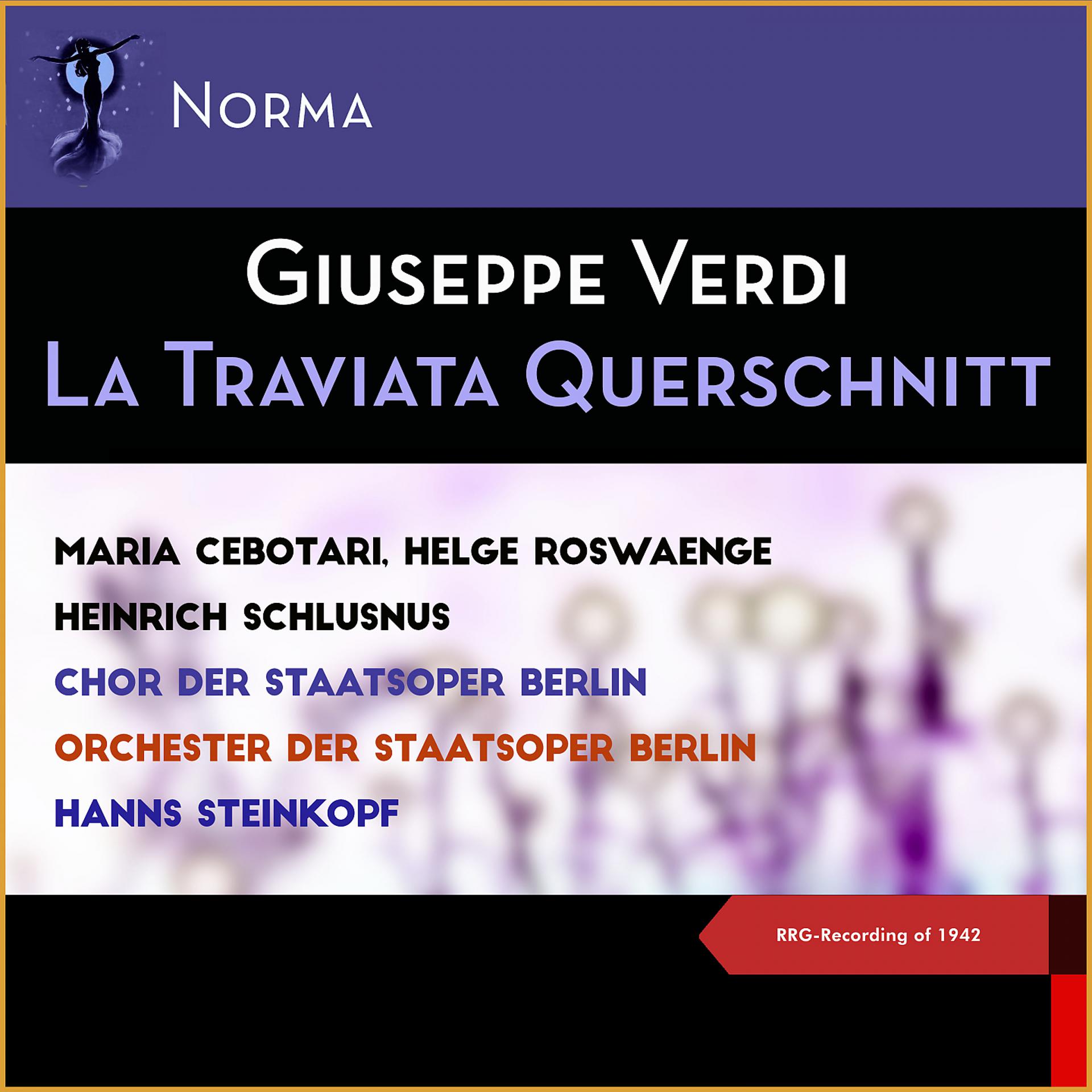Постер альбома Giuseppe Verdi - La Traviata Querschnitt