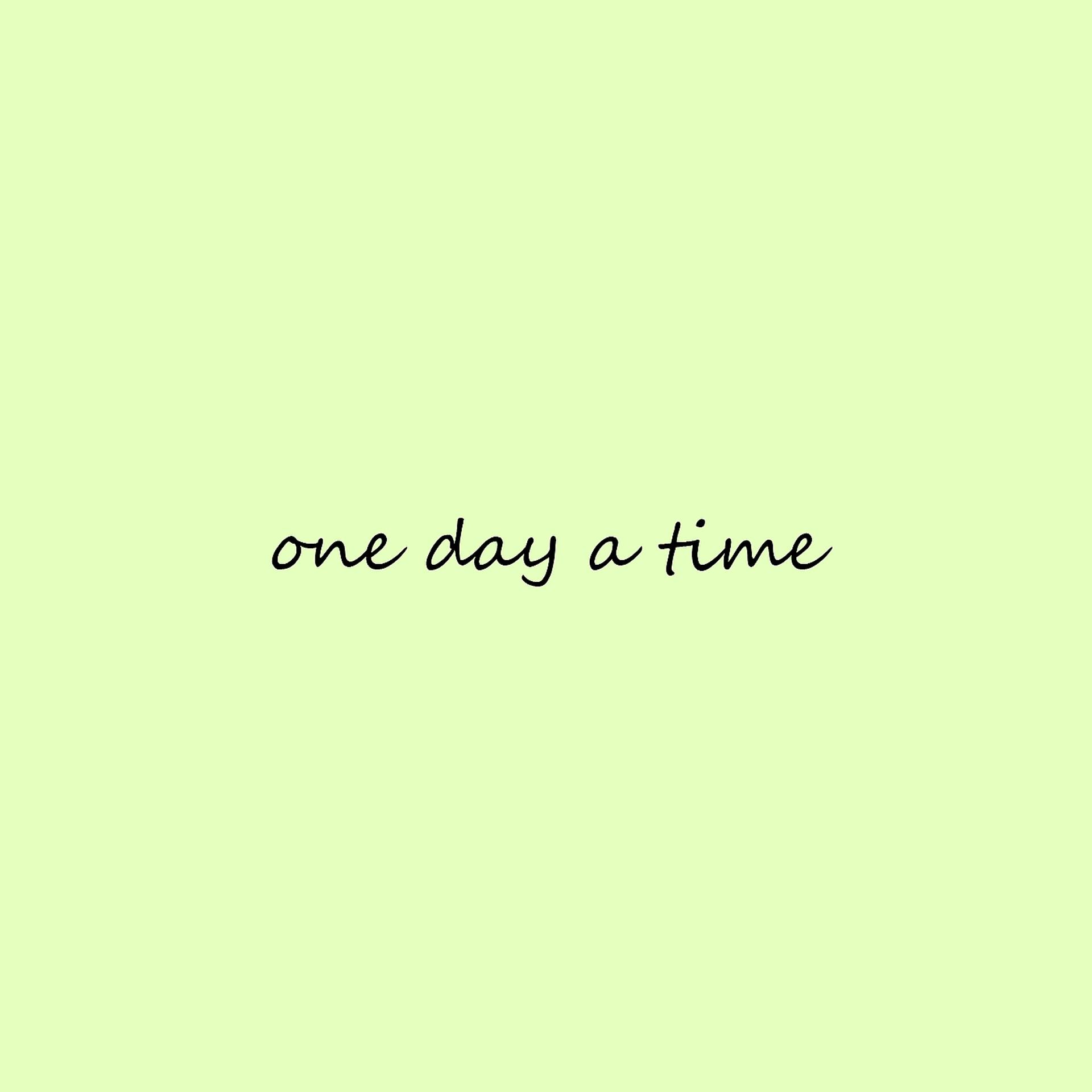 Постер альбома One Day a Time
