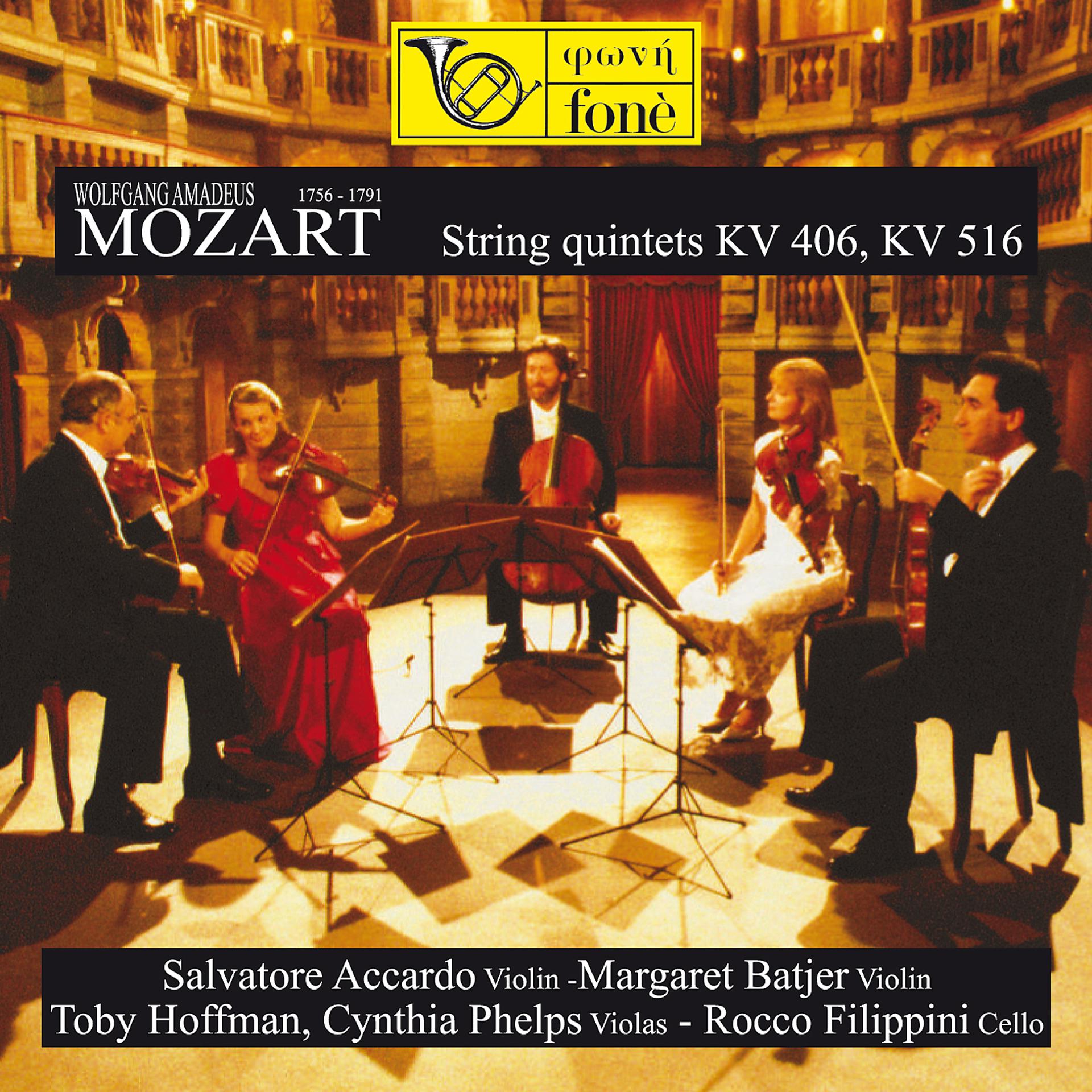 Постер альбома W.A.Mozart - String Quintets Kv 406, Kv 516