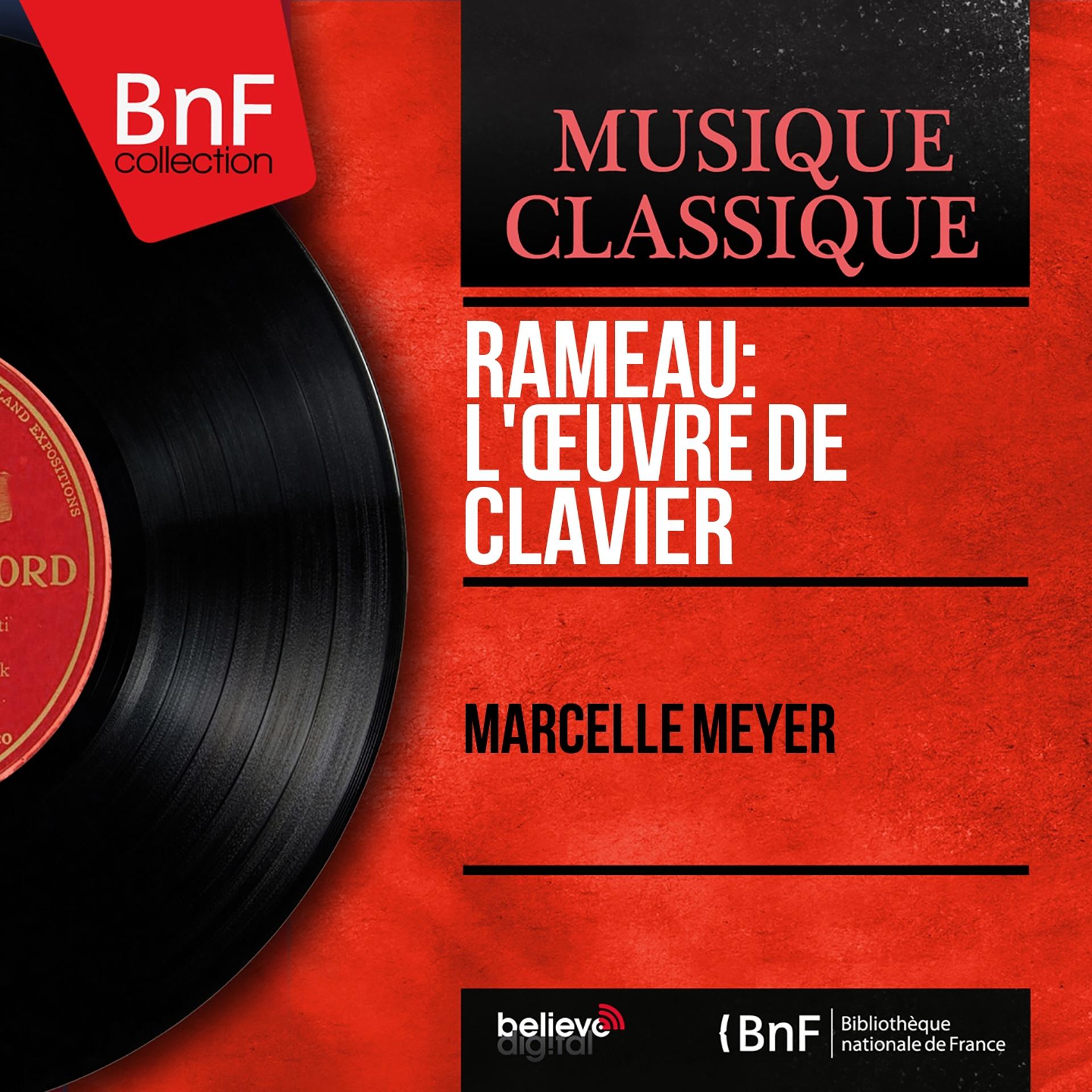 Постер альбома Rameau: L'œuvre de clavier (Mono Version)