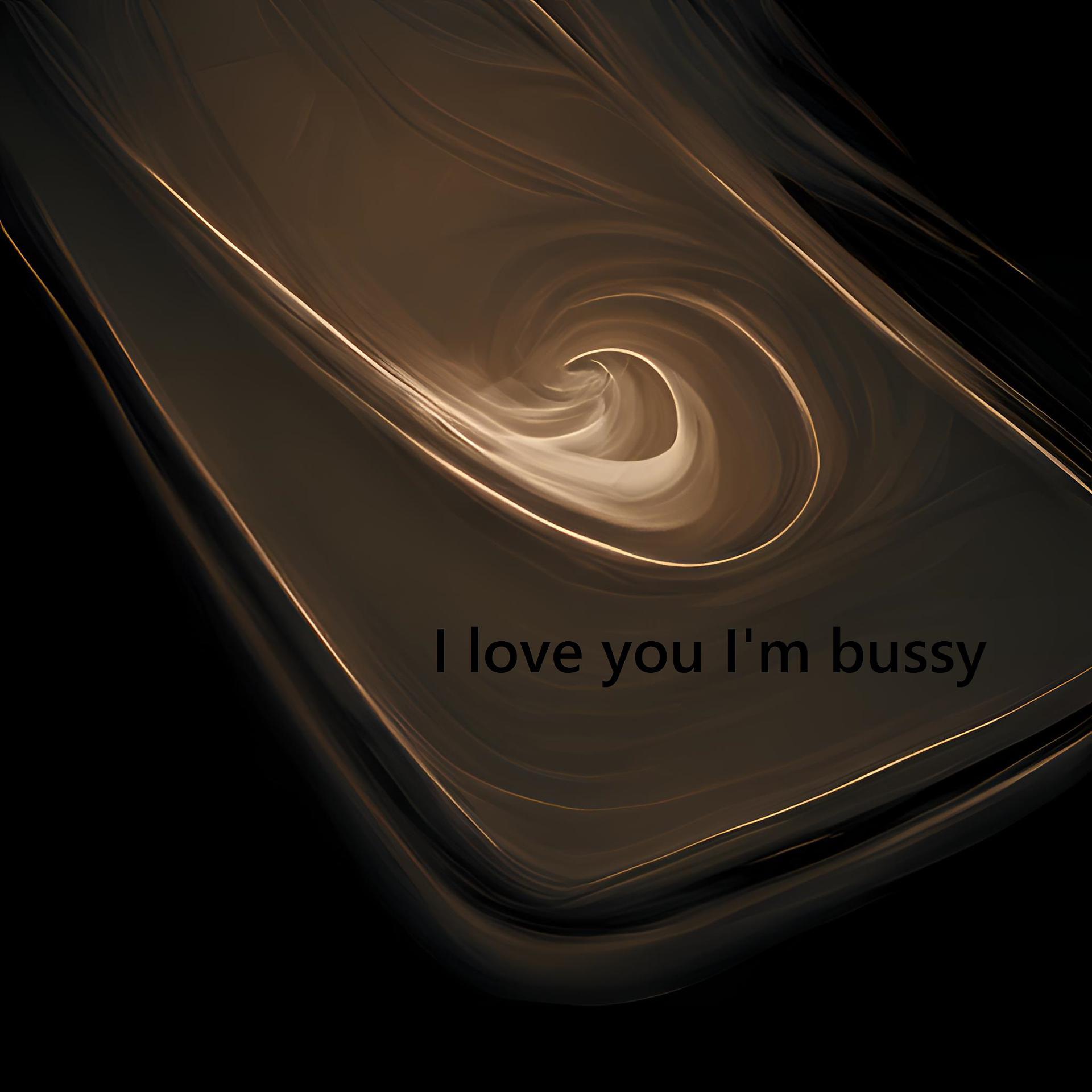 Постер альбома I love you I'm bussy
