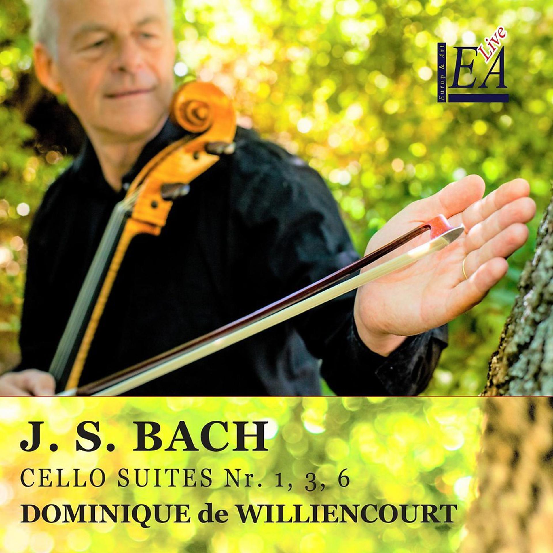 Постер альбома J.S. Bach: Cello Suites 1, 3, 6