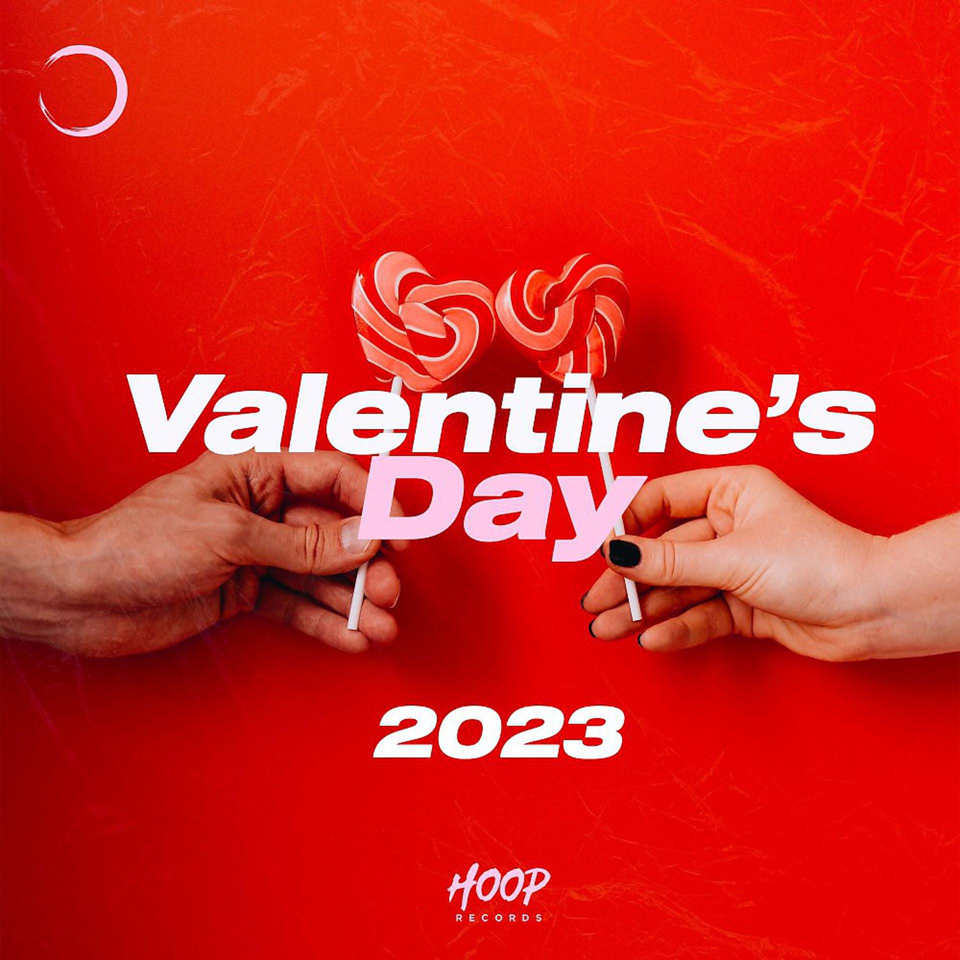 Постер альбома День святого Валентина 2023: лучшая музыка о любви в ритме танцевальной музыки от Hoop Records