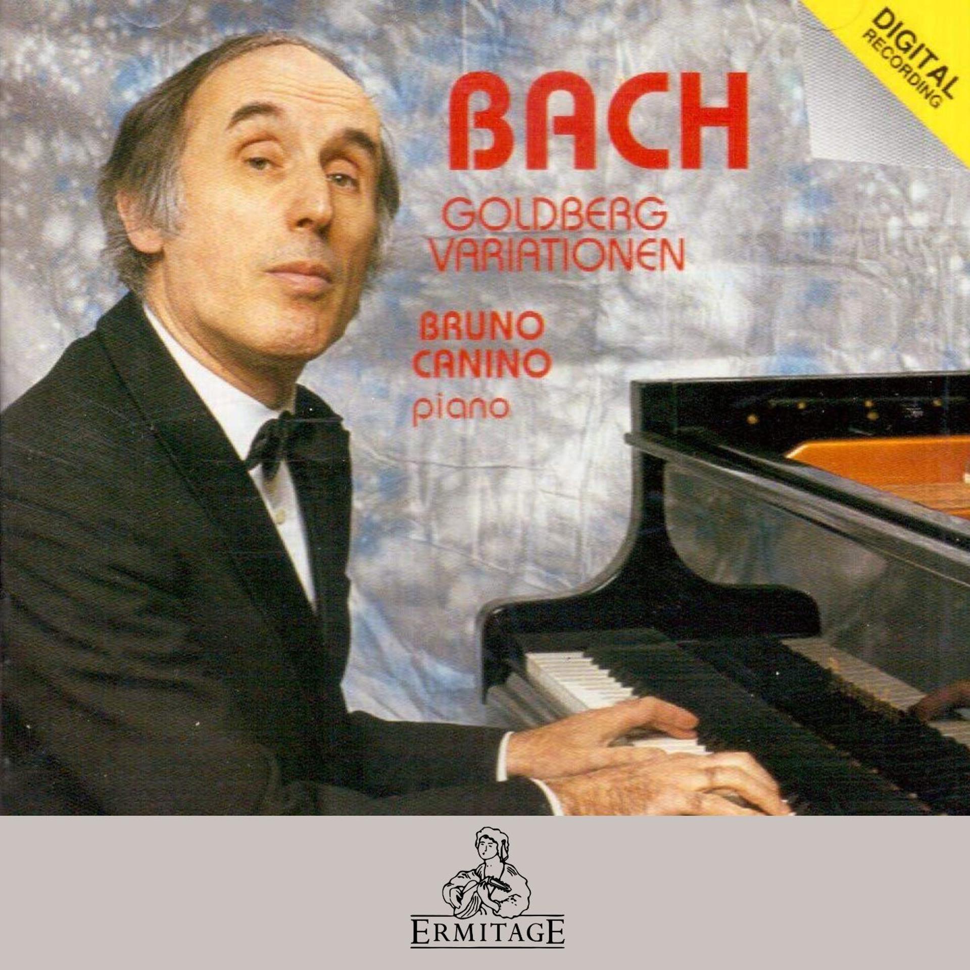 Постер альбома Bruno Canino, piano : Goldberg Variations