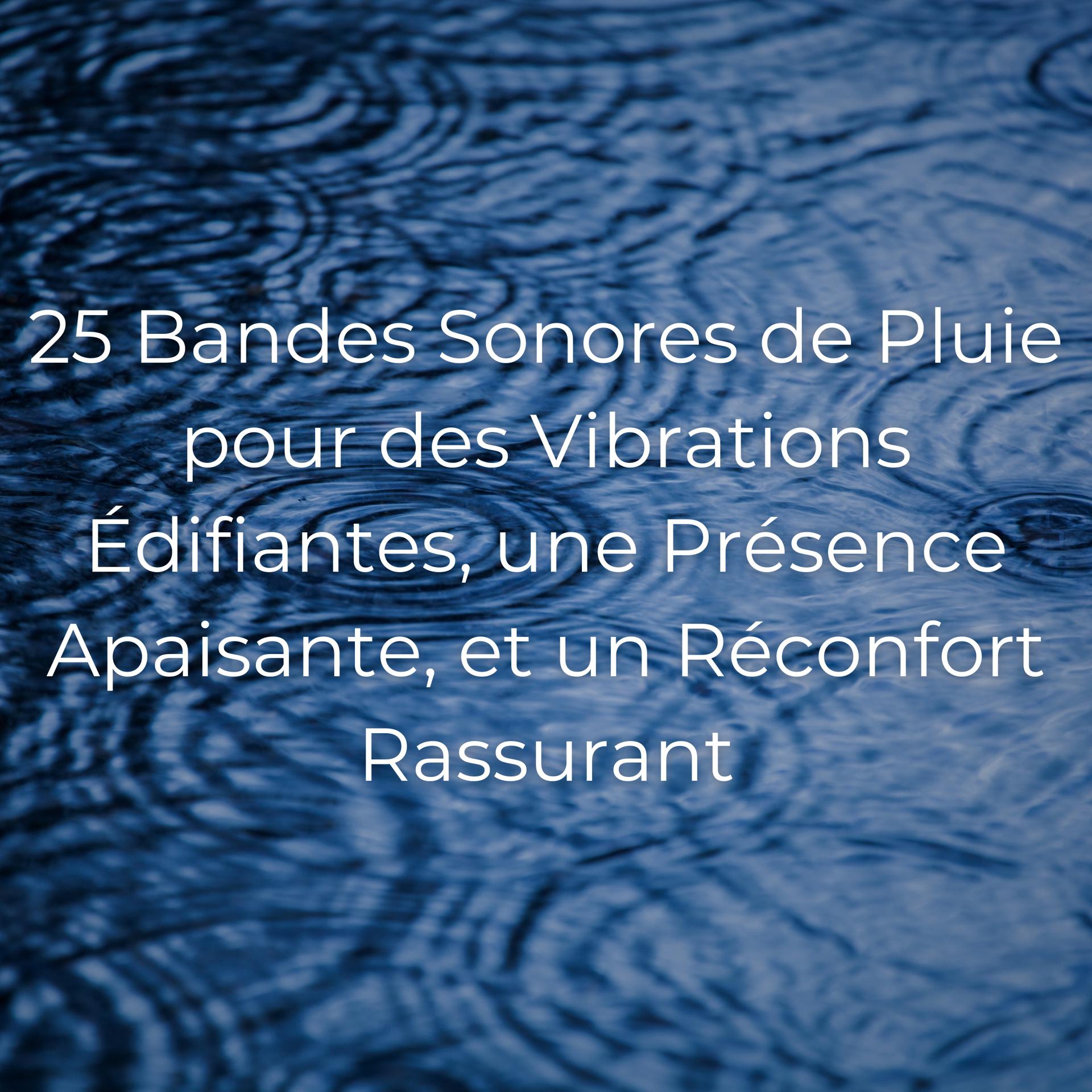 Постер альбома 25 Bandes Sonores de Pluie pour des Vibrations Édifiantes, une Présence Apaisante, et un Réconfort Rassurant