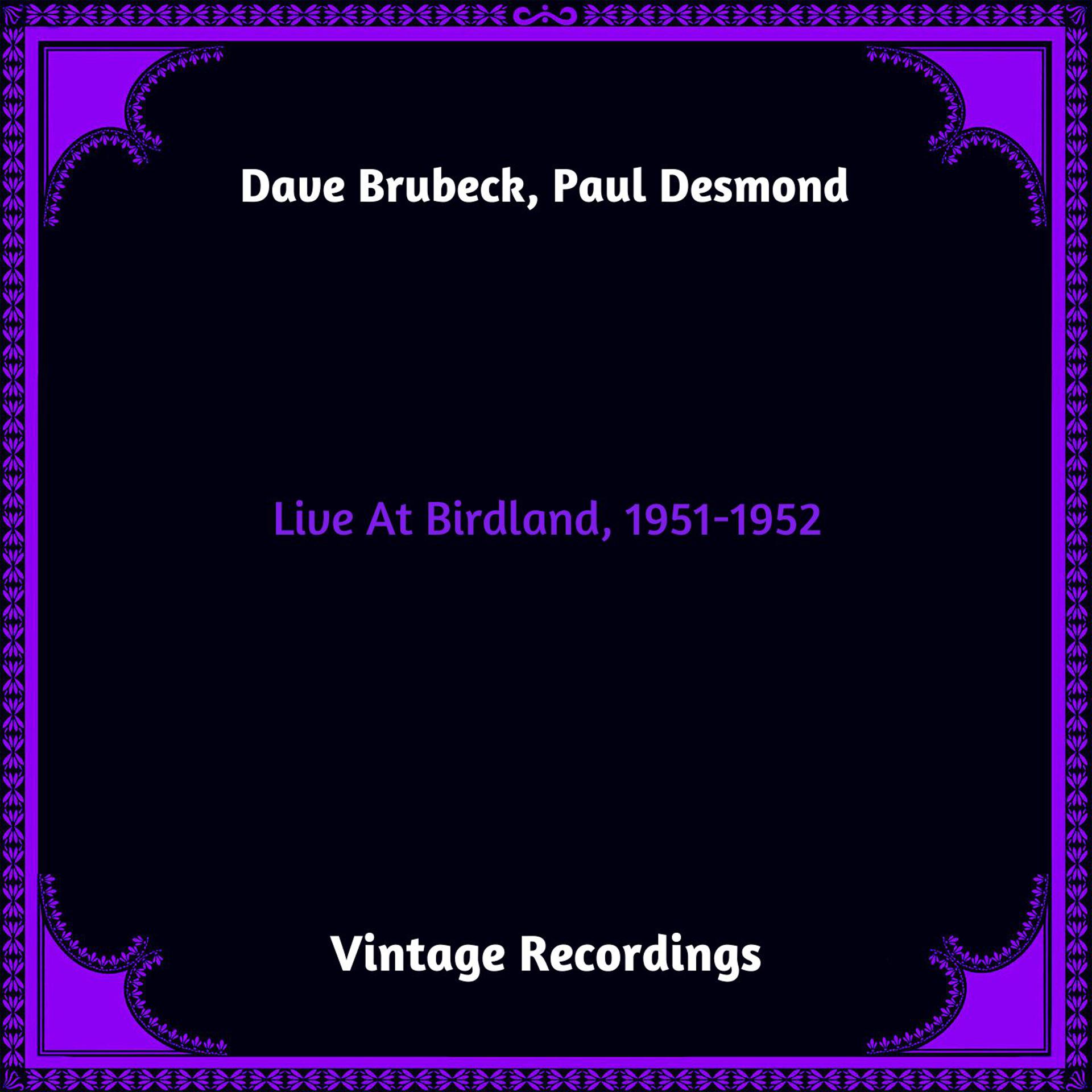 Постер альбома Live At Birdland, 1951-1952