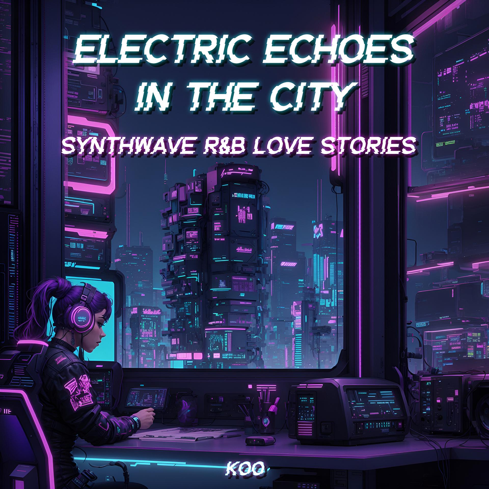 Постер альбома Electric Echoes in the City : Synthwave R&B Love Stories