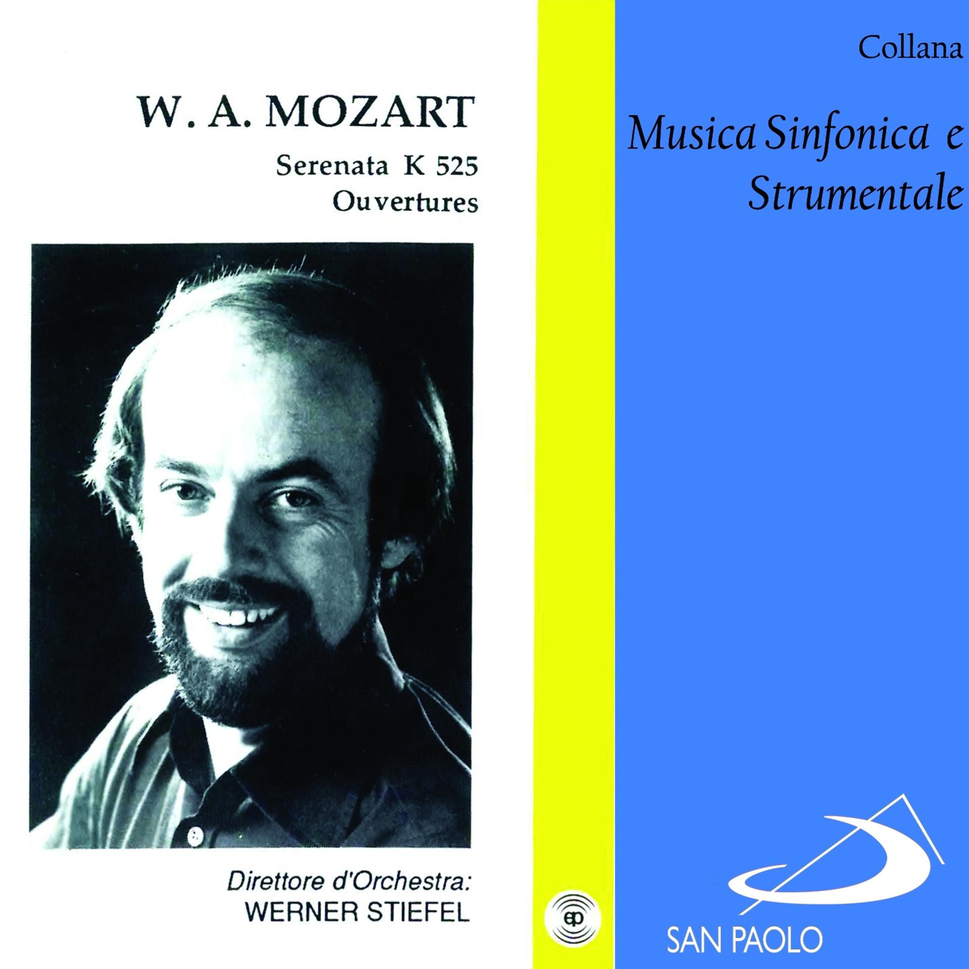 Постер альбома Collana musica sinfonica e strumentale: Serenata, K. 525 e Ouvertures di Mozart