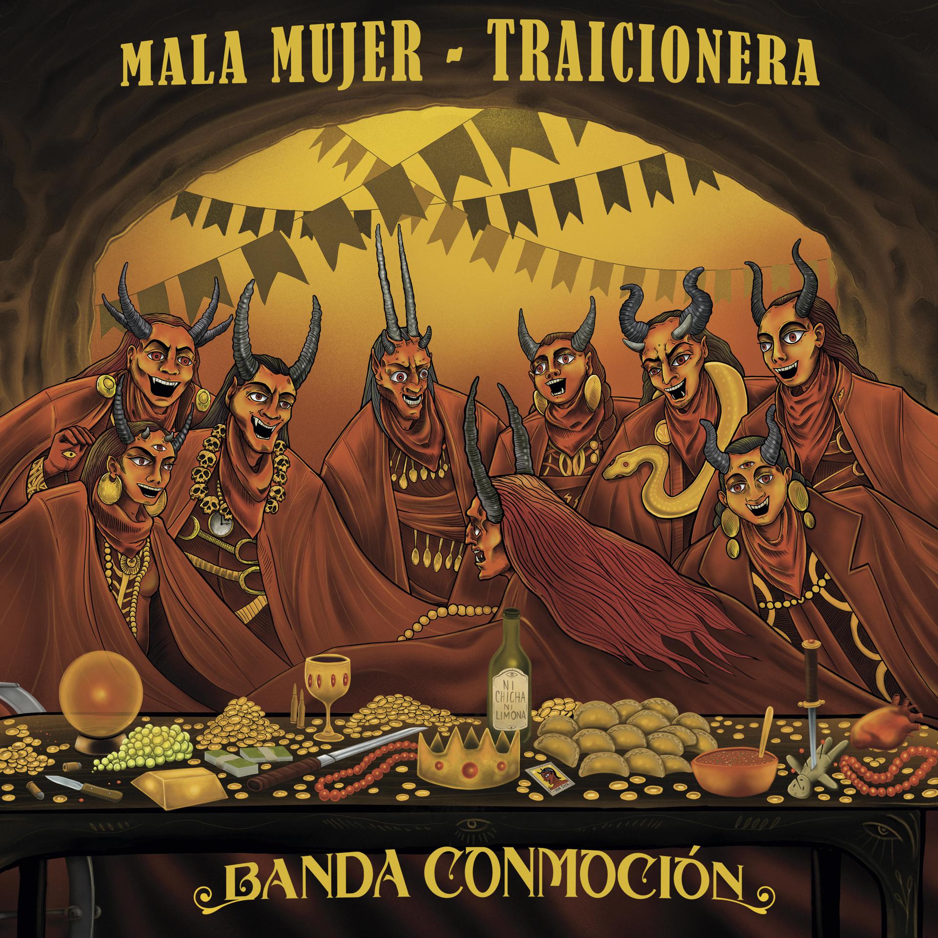 Постер альбома Cumbiones de la Traición: Mala Mujer - Traicionera