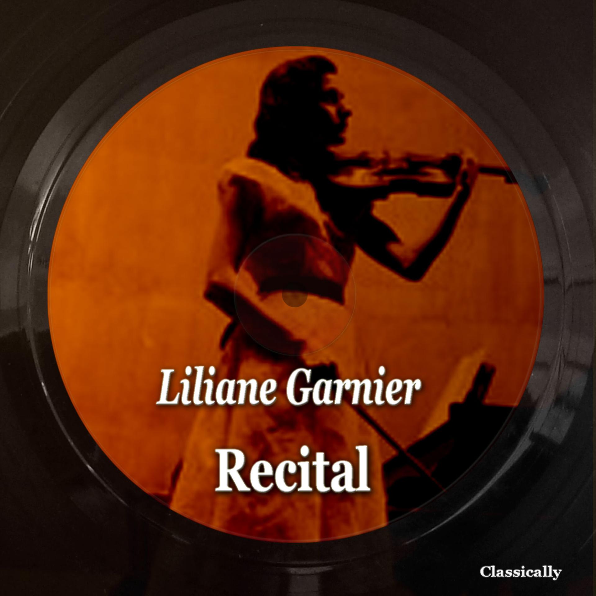 Постер альбома Liliane Garnier Recital