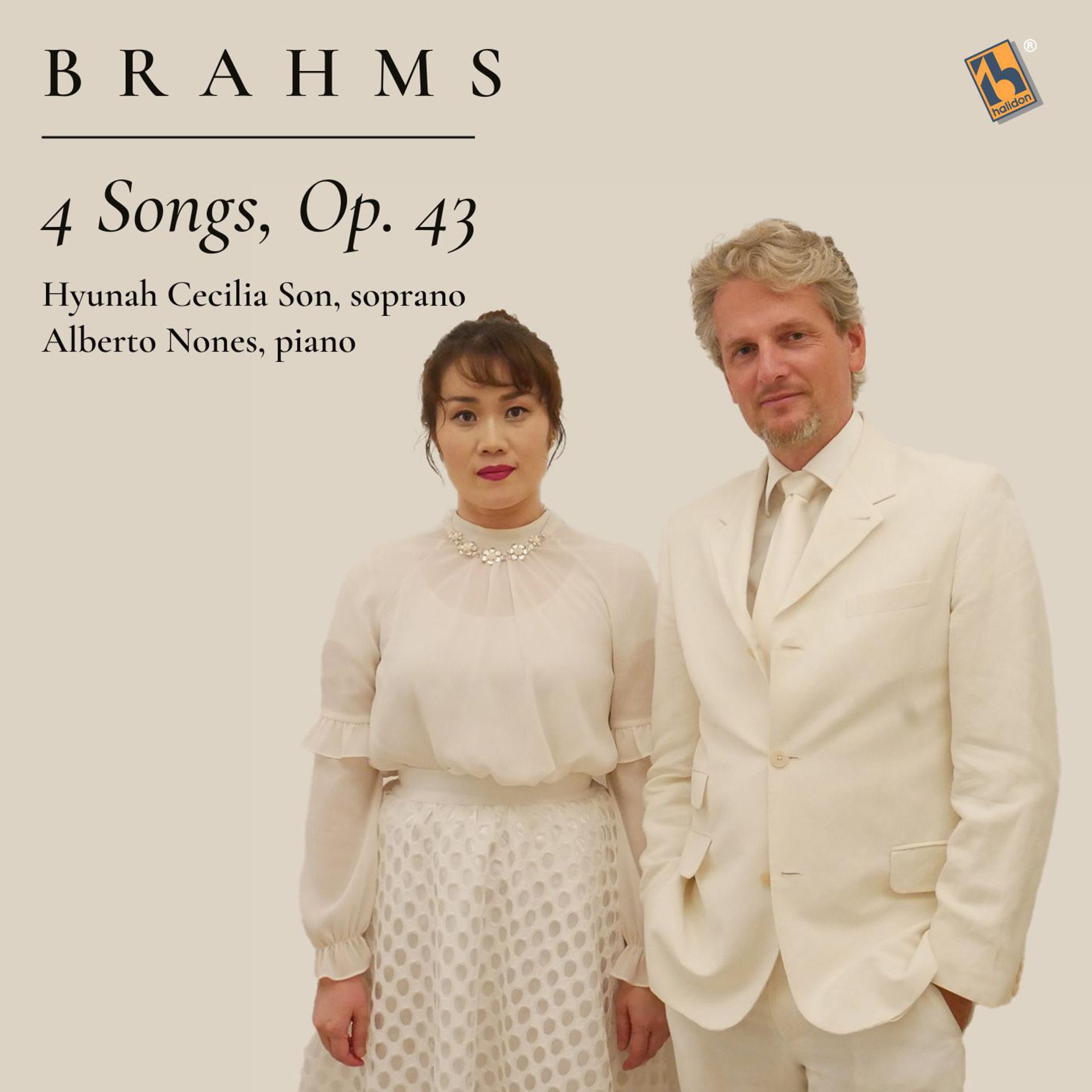 Постер альбома Brahms: 4 Songs, Op. 43