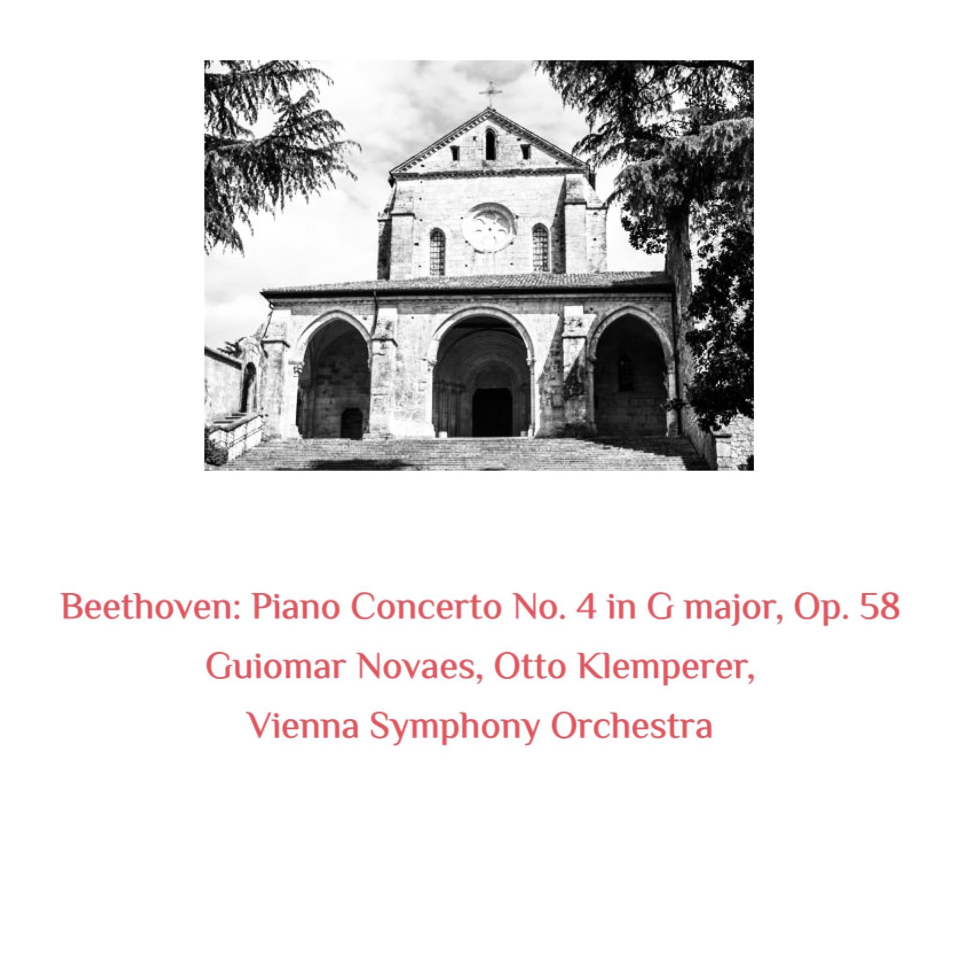 Постер альбома Beethoven: Piano Concerto No. 4 in G Major, Op. 58