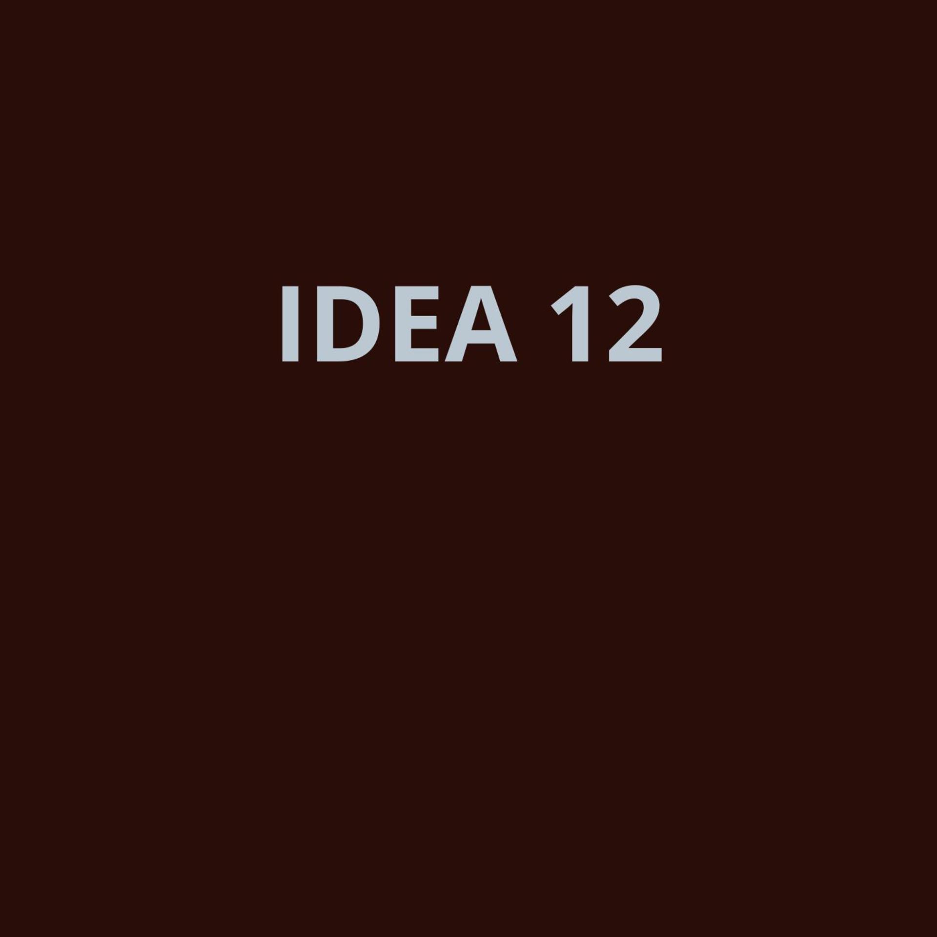 Постер альбома Idea 12