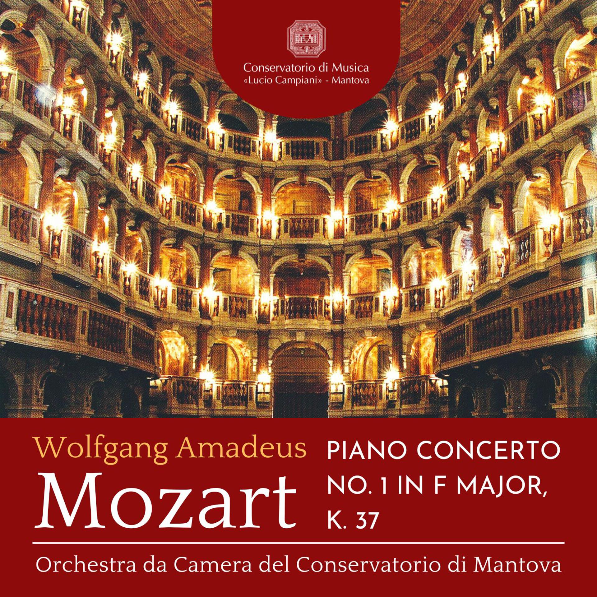 Постер альбома Mozart: Piano Concerto No. 1 in F Major, K. 37