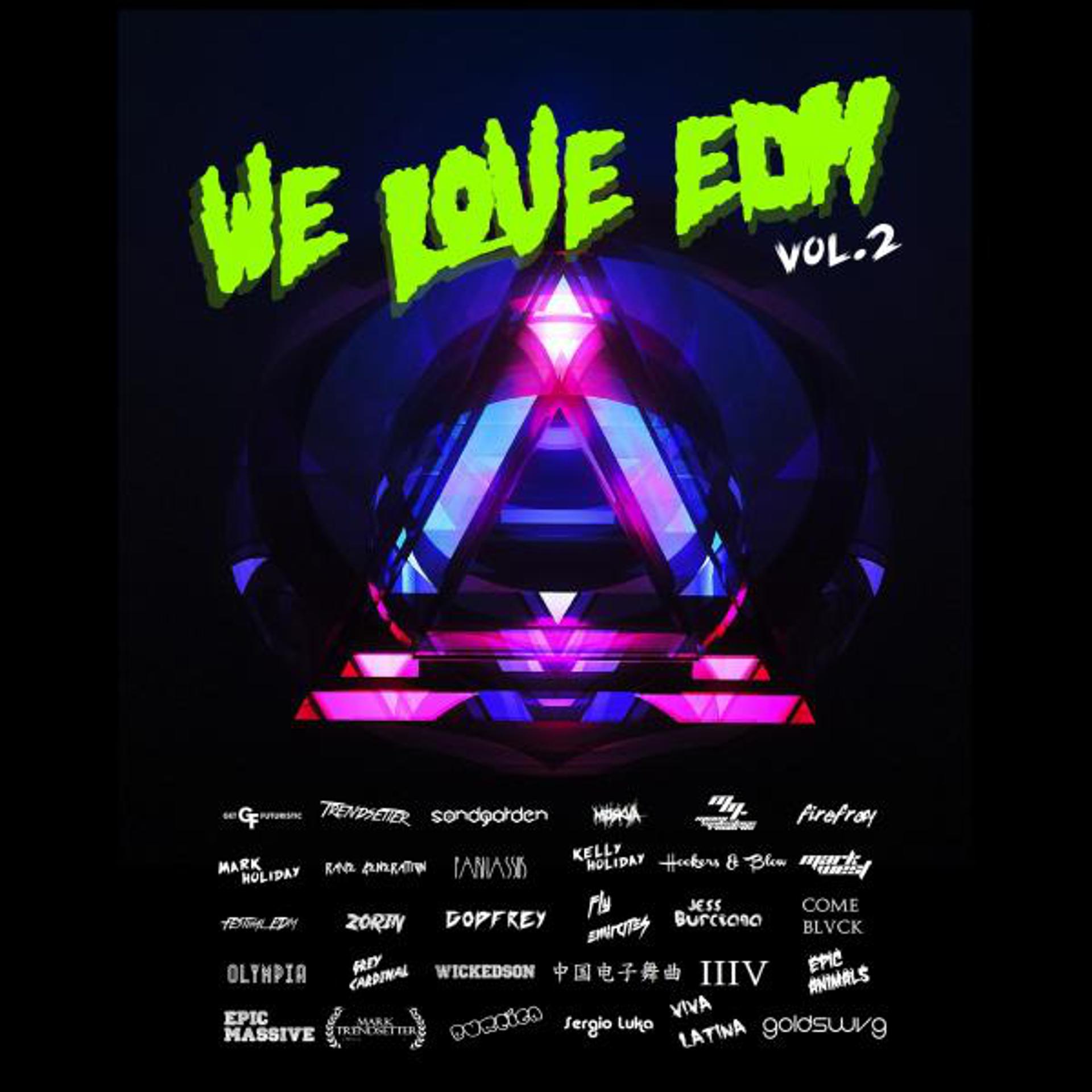 Постер альбома We Love EDM (2015), Vol. 2
