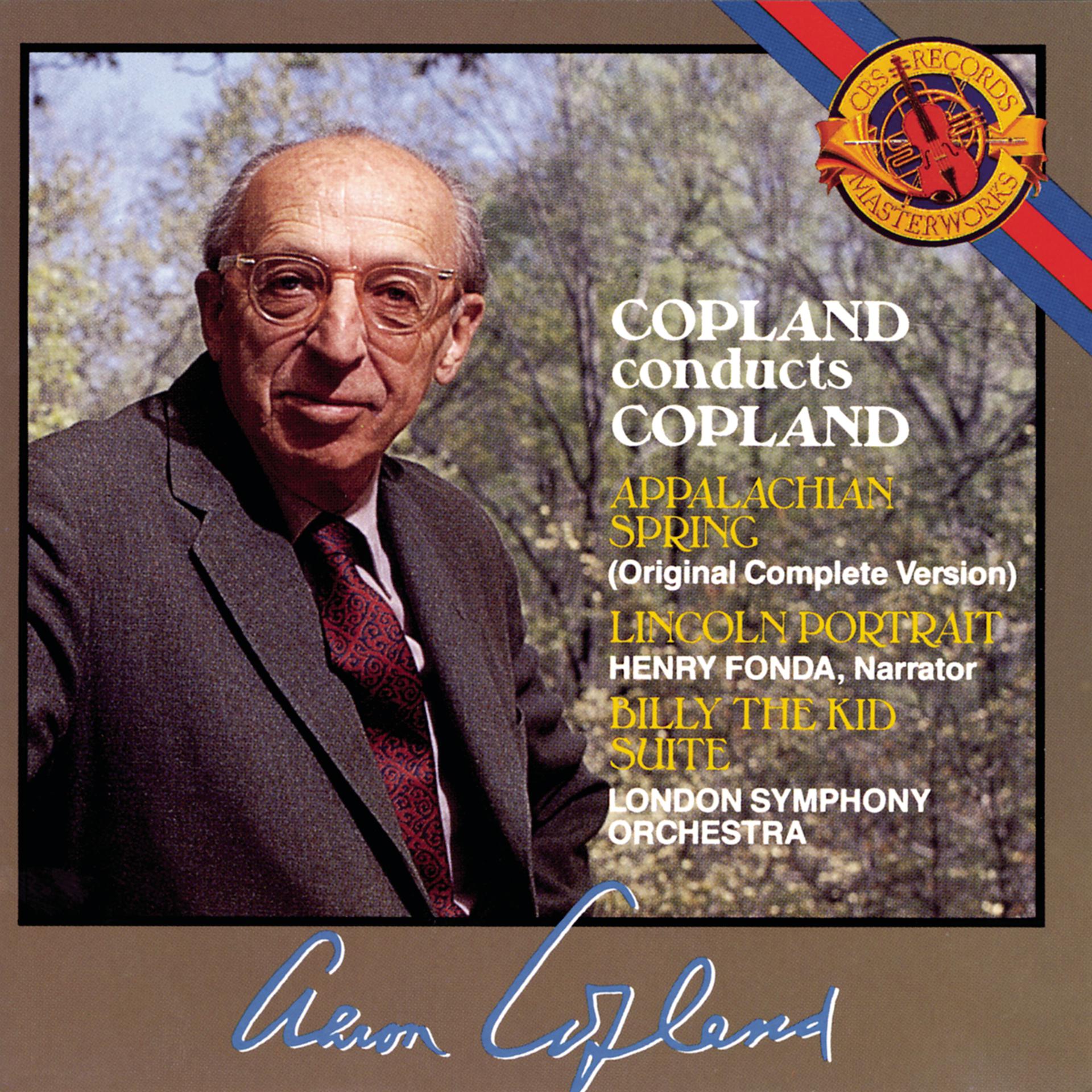 Постер альбома Copland: Appalachan Spring, Lincoln Portrait & Billy the Kid Suite
