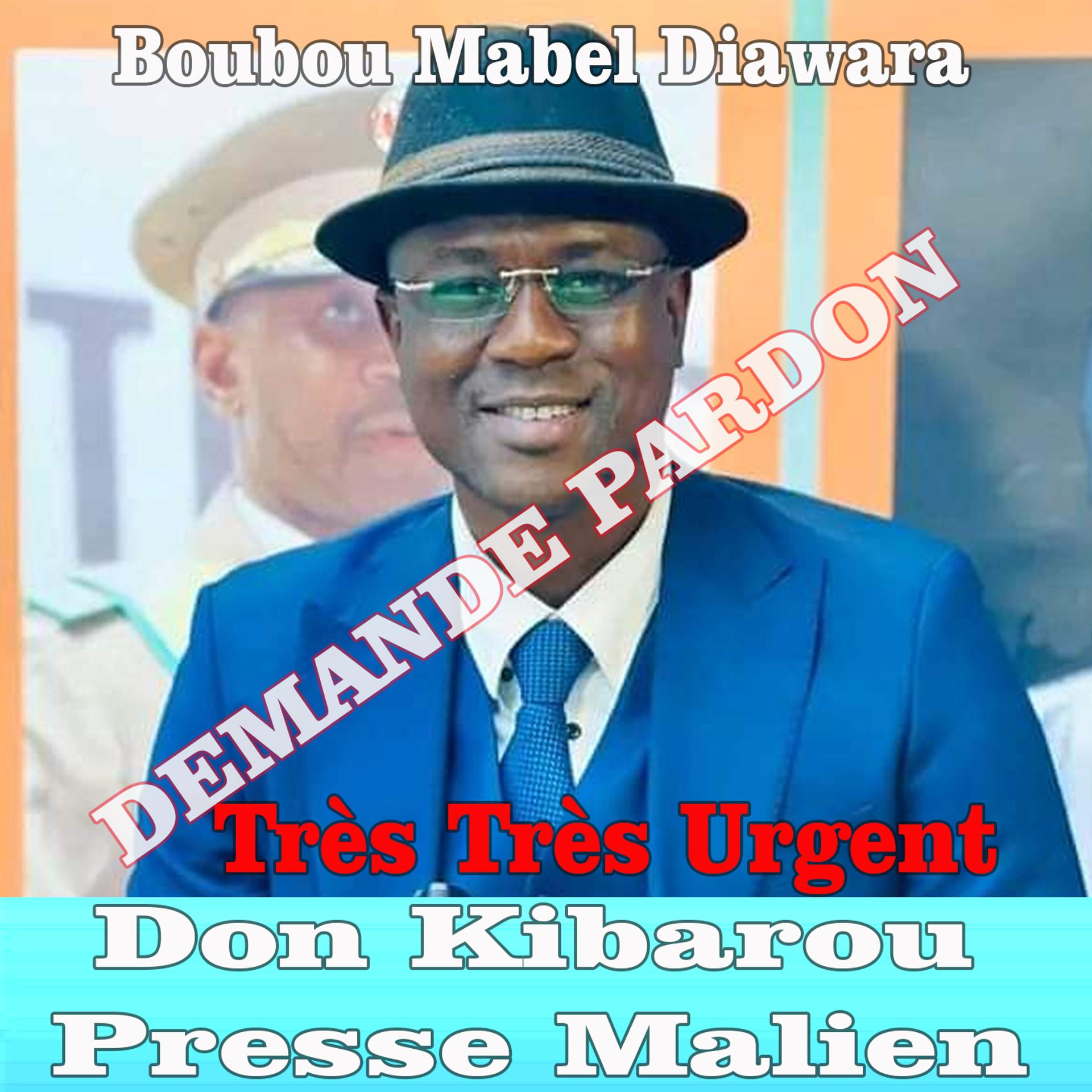Постер альбома Très Très Urgent Boubou Mabel Diawara Demande Pardon