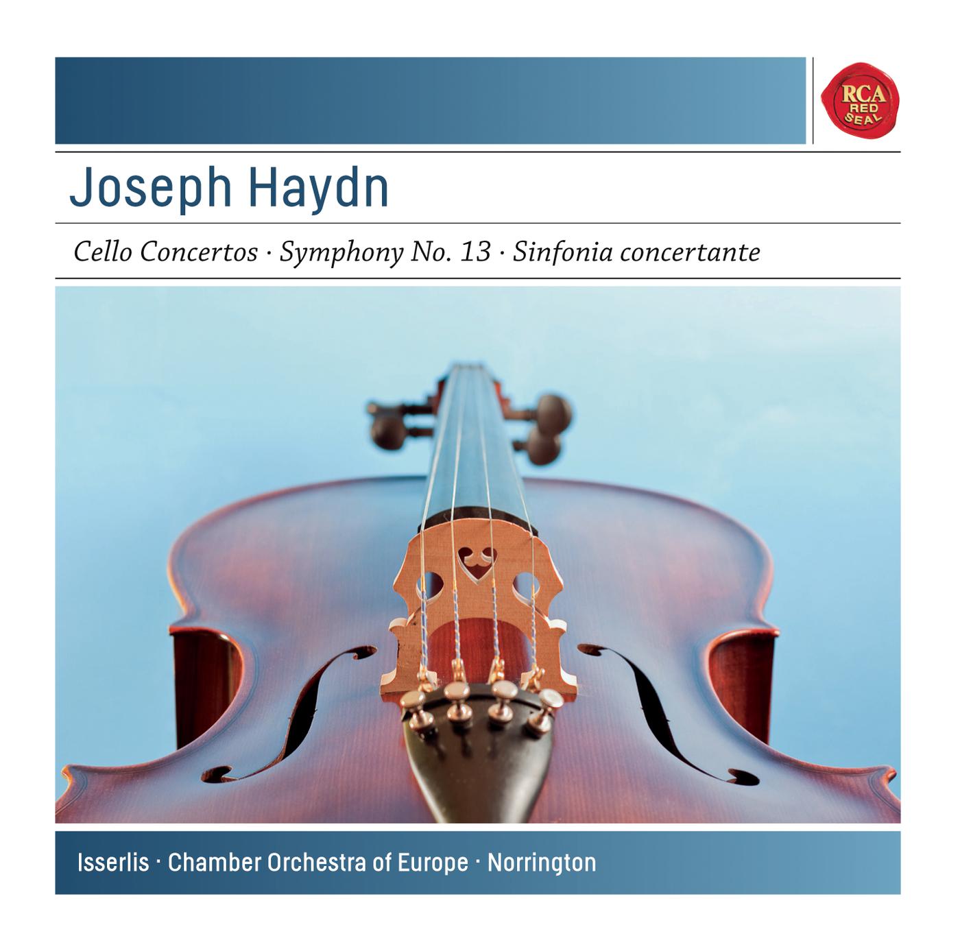 Постер альбома Haydn: Cello Concertos No. 1 in C Major & No. 2 in D Major; Symphony No. 13 in D Major; Sinfonia Concertante in B-Flat Major - Sony Classical Masters