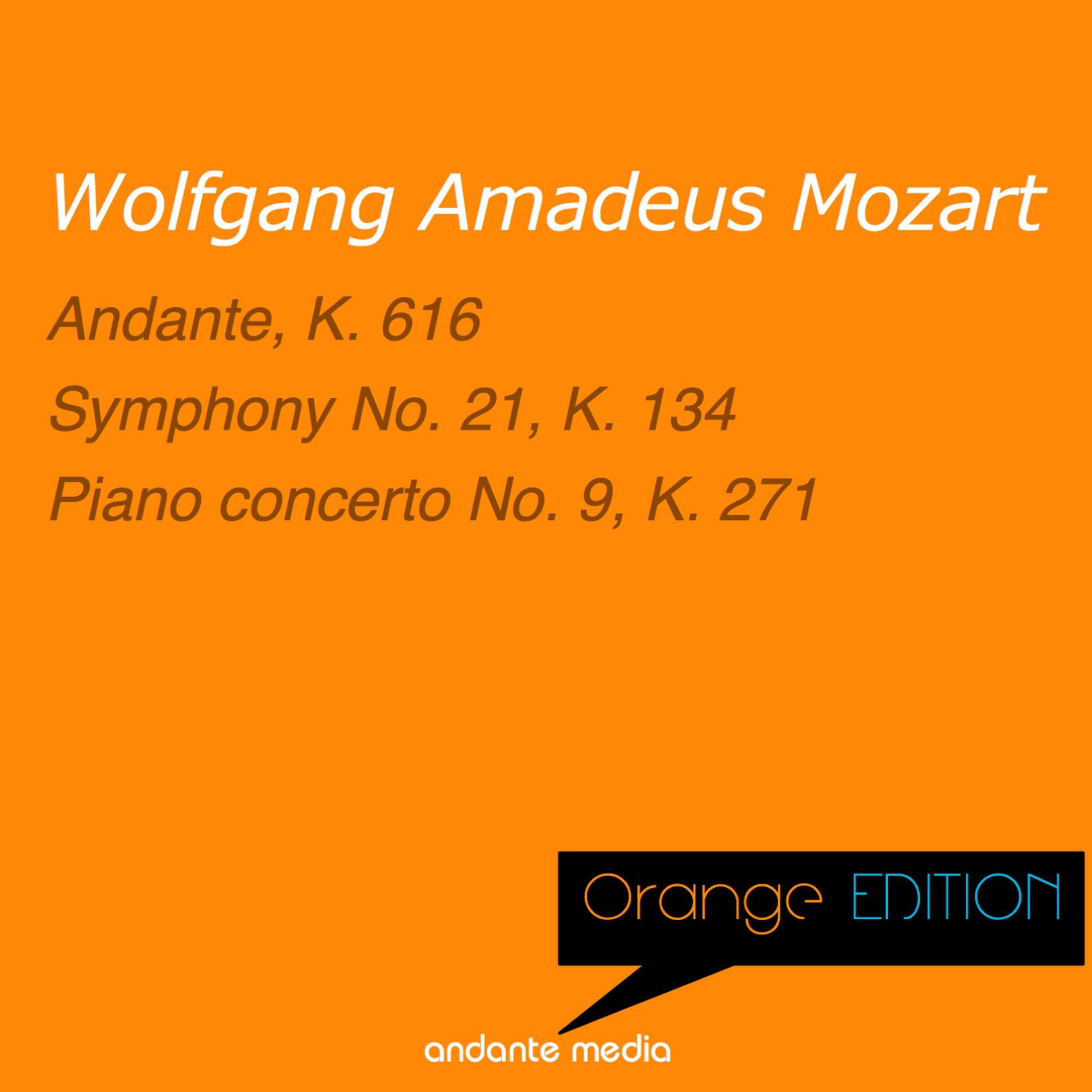 Постер альбома Orange Edition - Mozart: Andante, K. 616 & Piano Concerto No. 9, K. 271