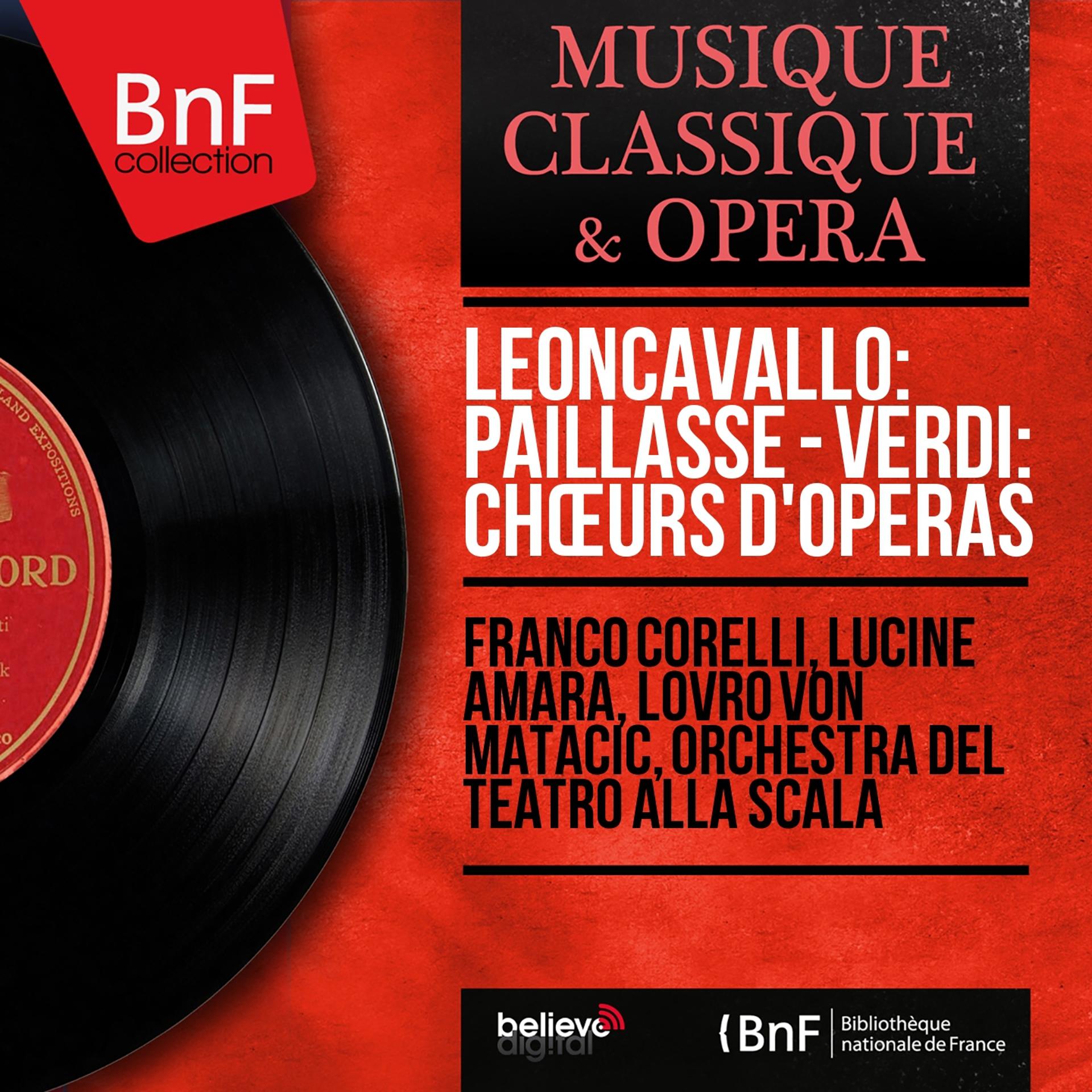 Постер альбома Leoncavallo: Paillasse - Verdi: Chœurs d'opéras (Mono Version)