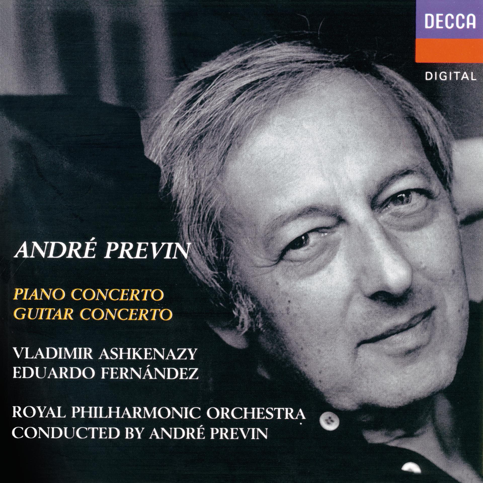 Постер альбома Previn: Piano Concerto; Guitar Concerto