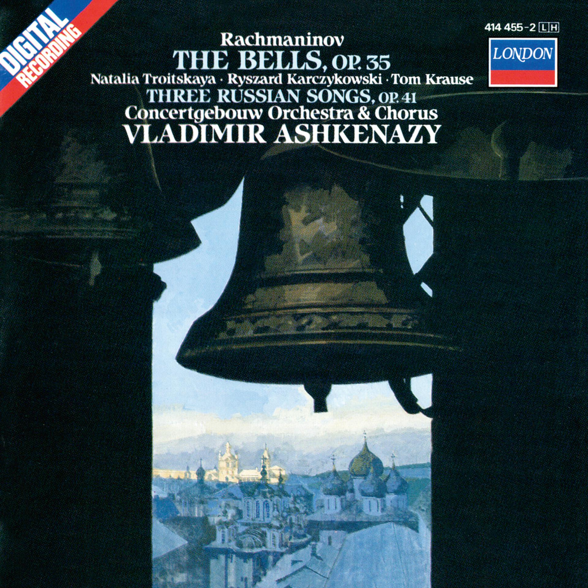 Постер альбома Rachmaninov: The Bells; Three Russian Songs