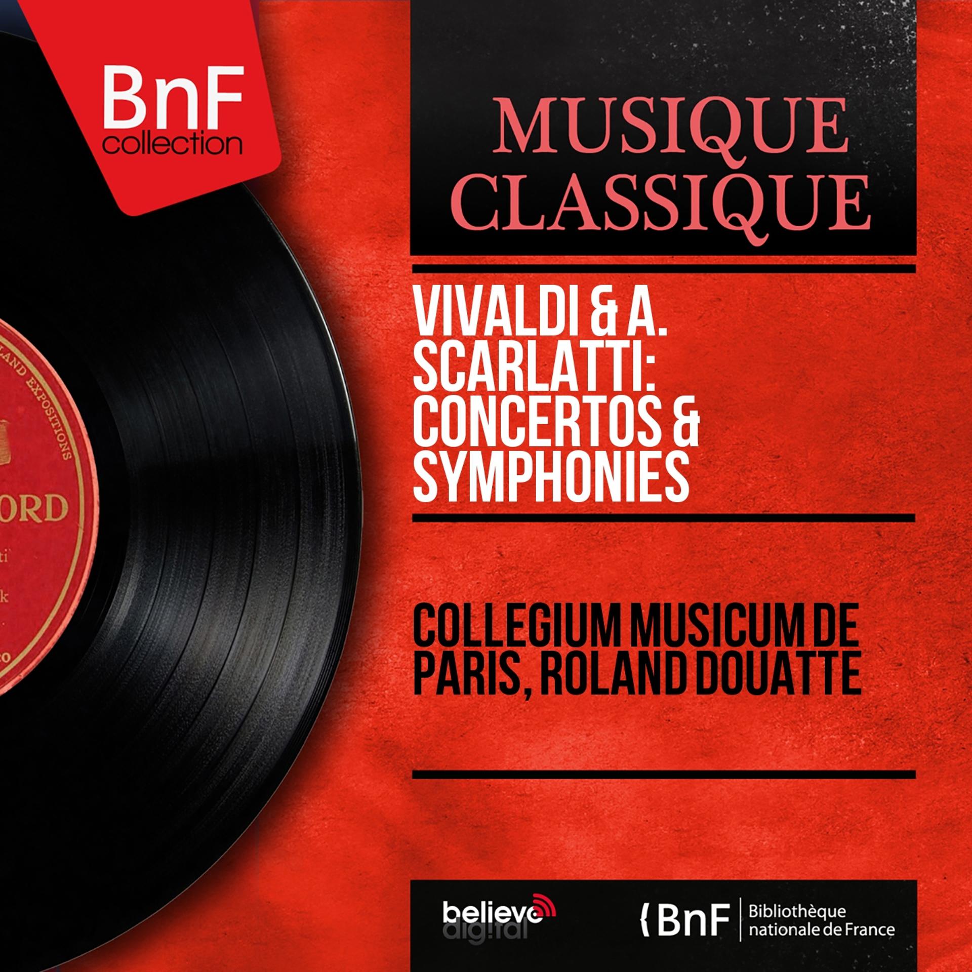 Постер альбома Vivaldi & A. Scarlatti: Concertos & Symphonies (Mono Version)