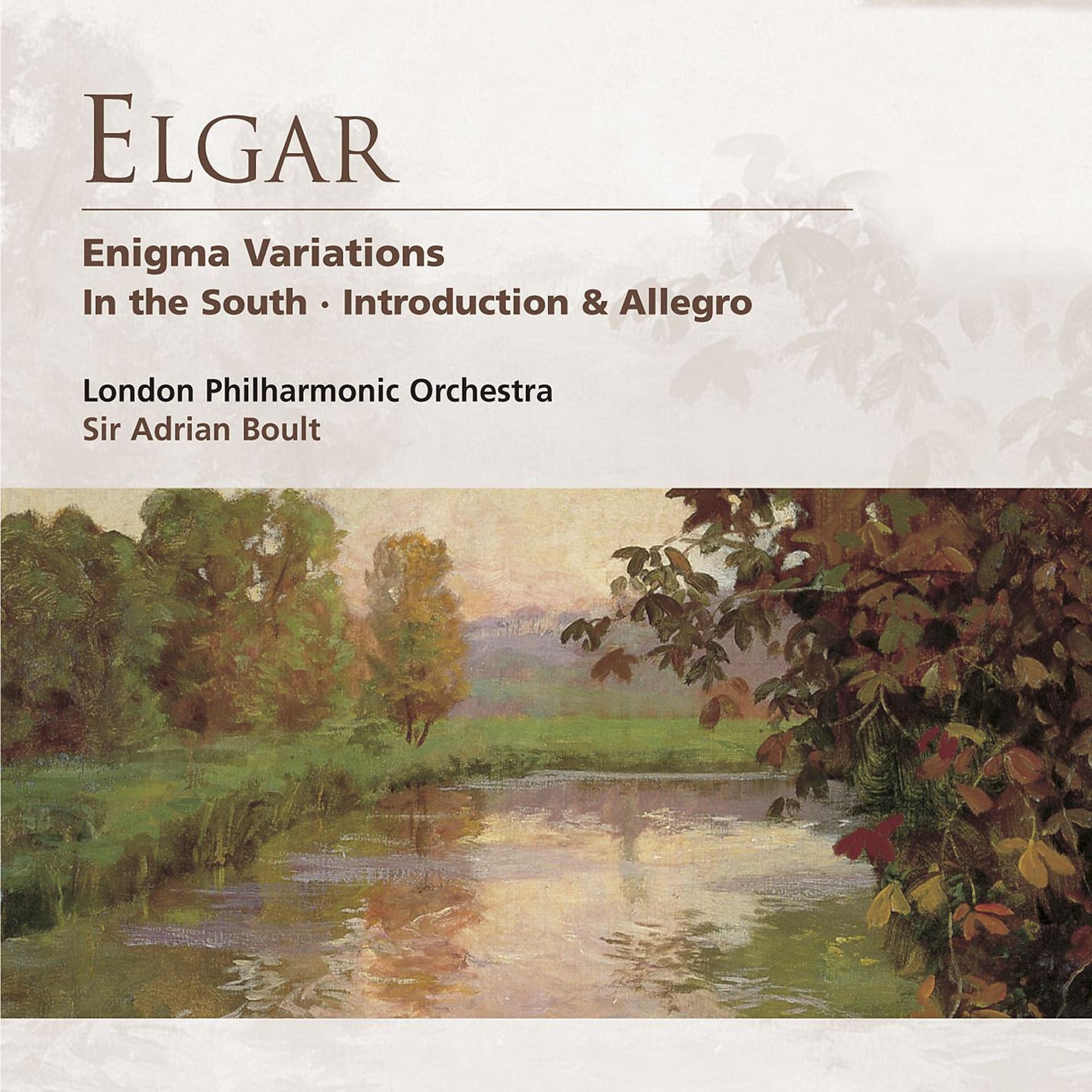 Постер альбома Elgar: Enigma Variations, In the South etc