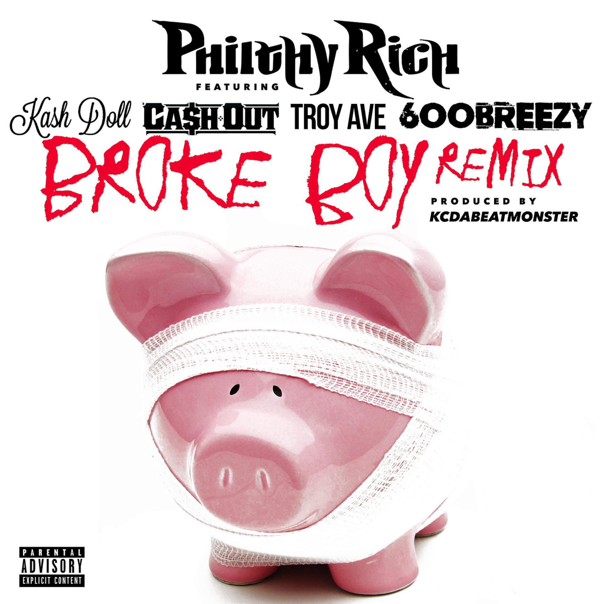 Постер альбома Broke Boy (Remix) [feat. Kash Doll, Ca$h Out, Troy Ave & 600breezy] - Single