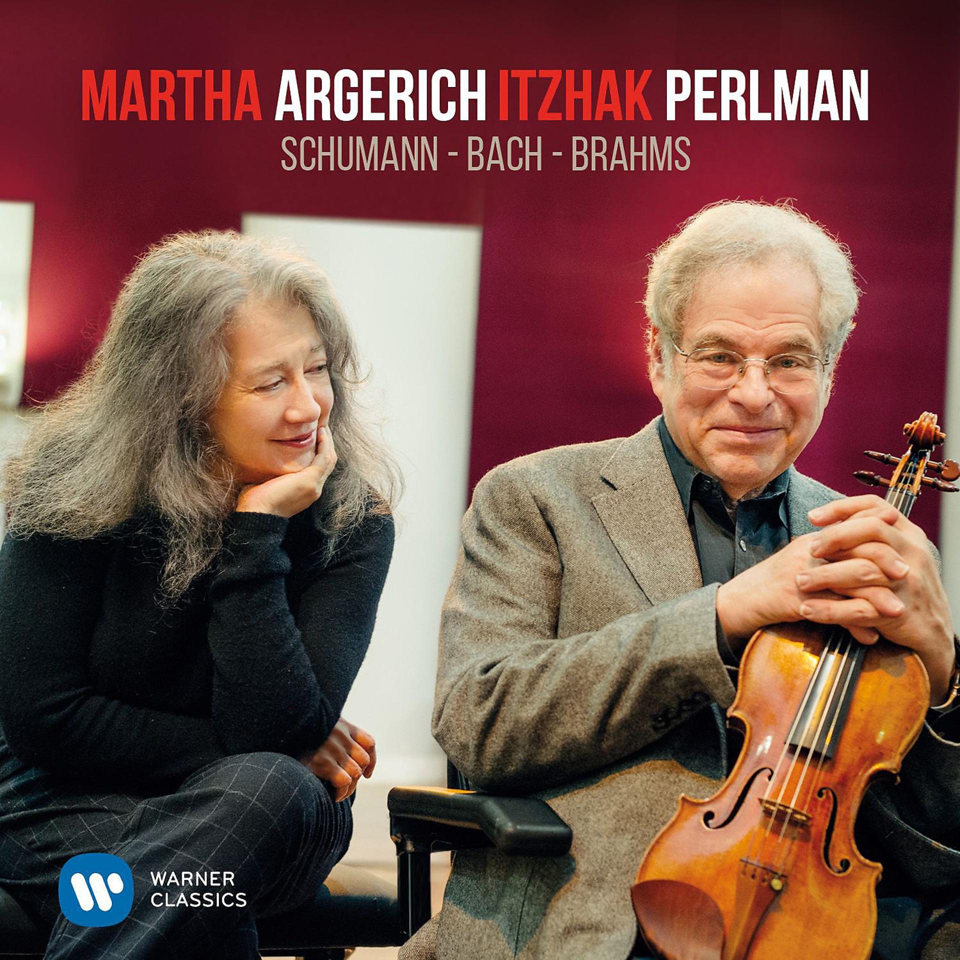 Постер альбома Perlman & Argerich play Schumann, Bach & Brahms