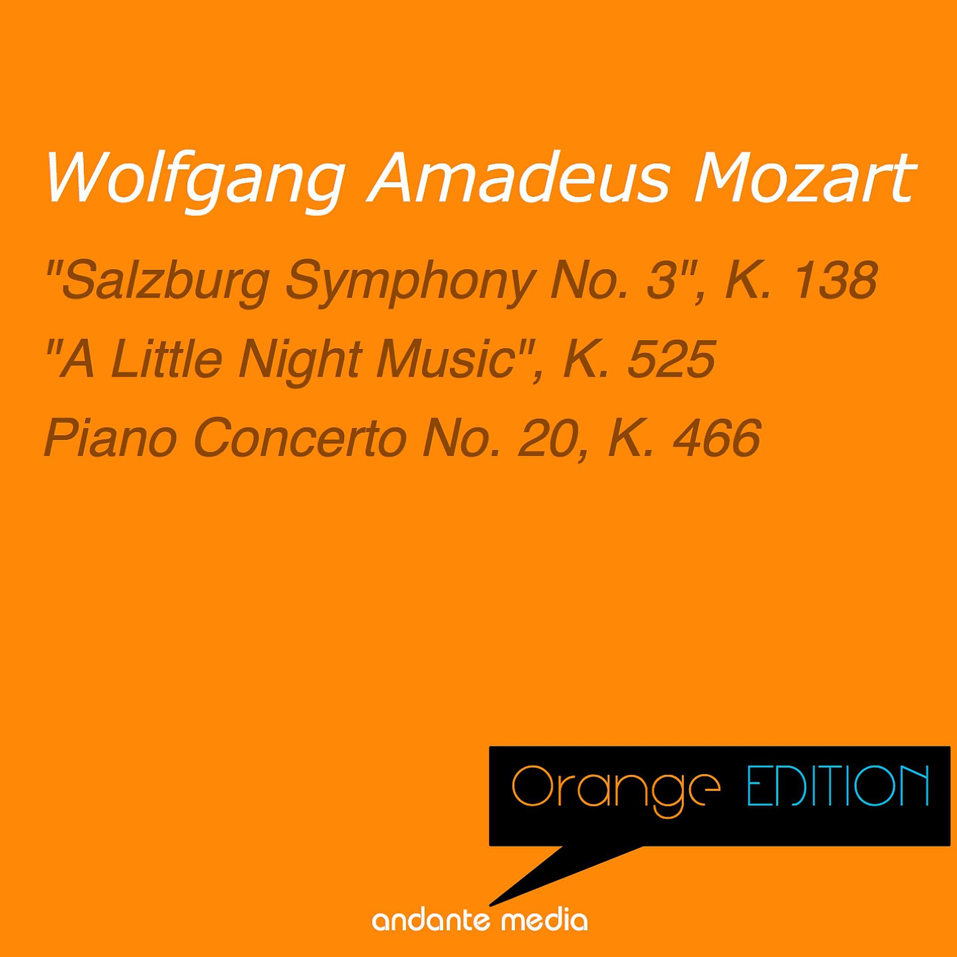 Постер альбома Orange Edition - Mozart: "A Little Night Music", K. 525 & Piano Concerto No. 20, K. 466