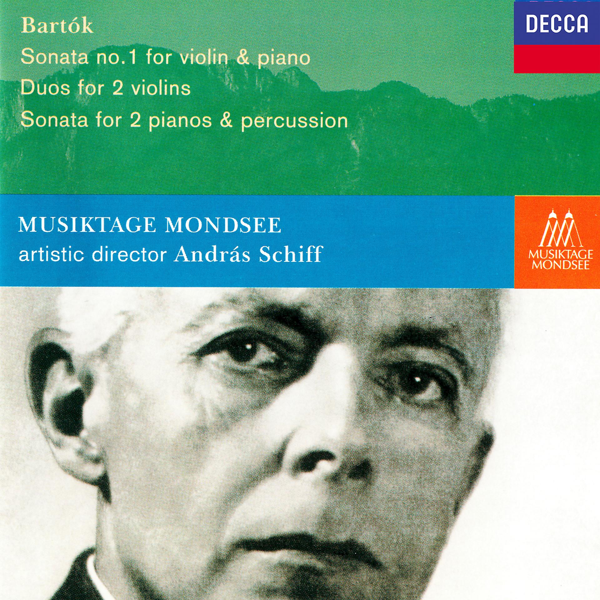 Постер альбома Bartók: Violin Sonata No. 1; Sonata for 2 Pianos & Percussion; 10 Duos