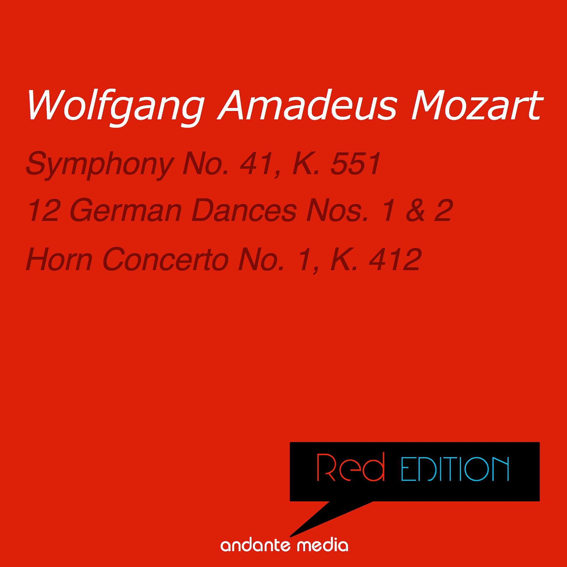 Постер альбома Red Edition - Mozart: Symphony No. 41 "Jupiter" & Horn Concerto No. 1, K. 412
