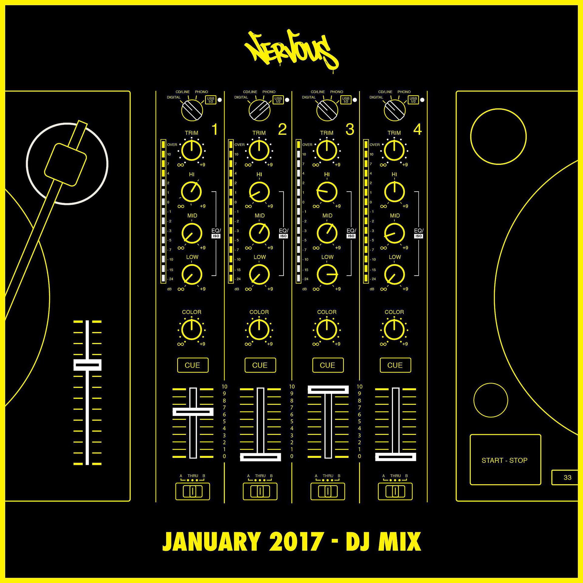 Постер альбома Nervous January 2017: DJ Mix