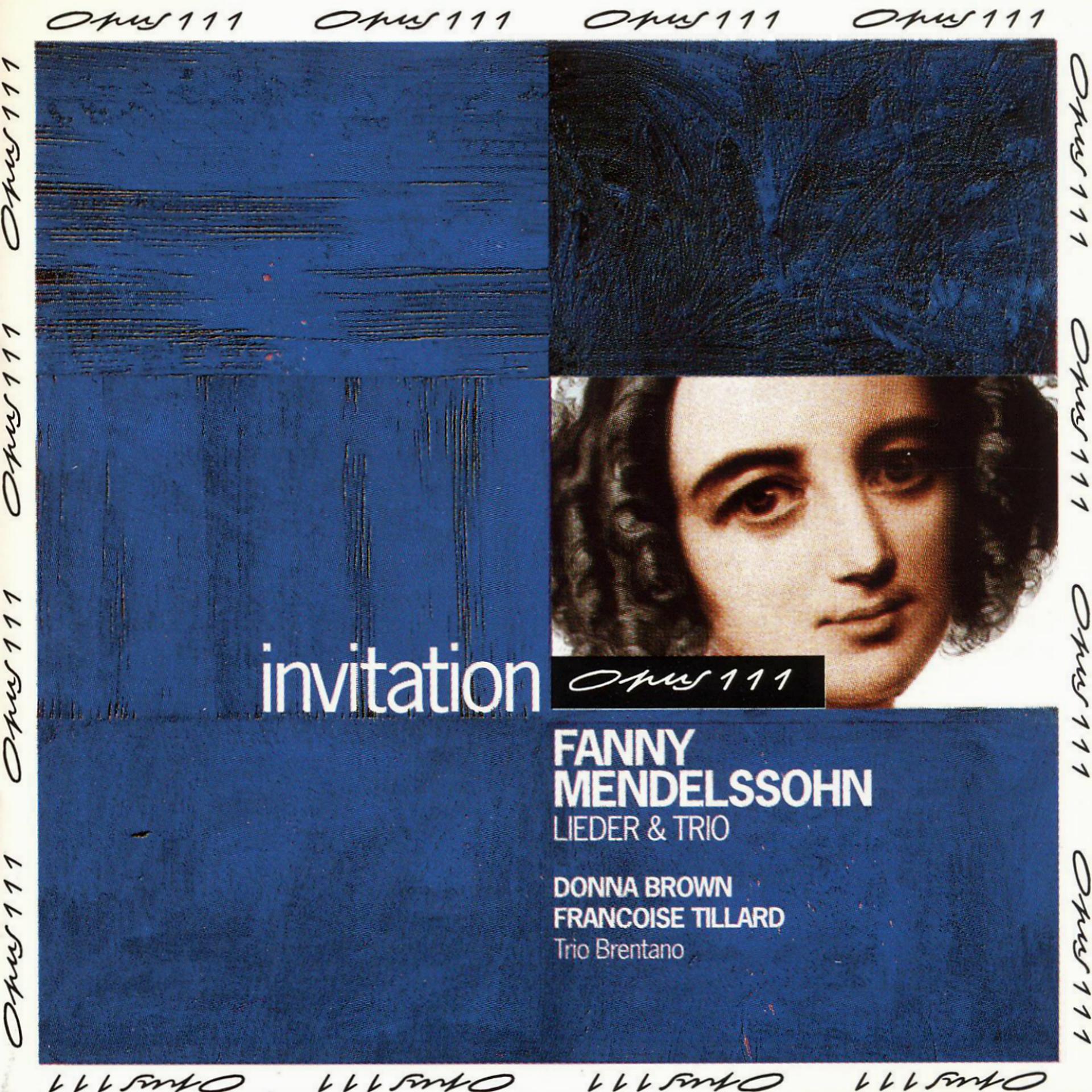 Постер альбома Fanny Hensel-Mendelssohn: Lieder & Trio
