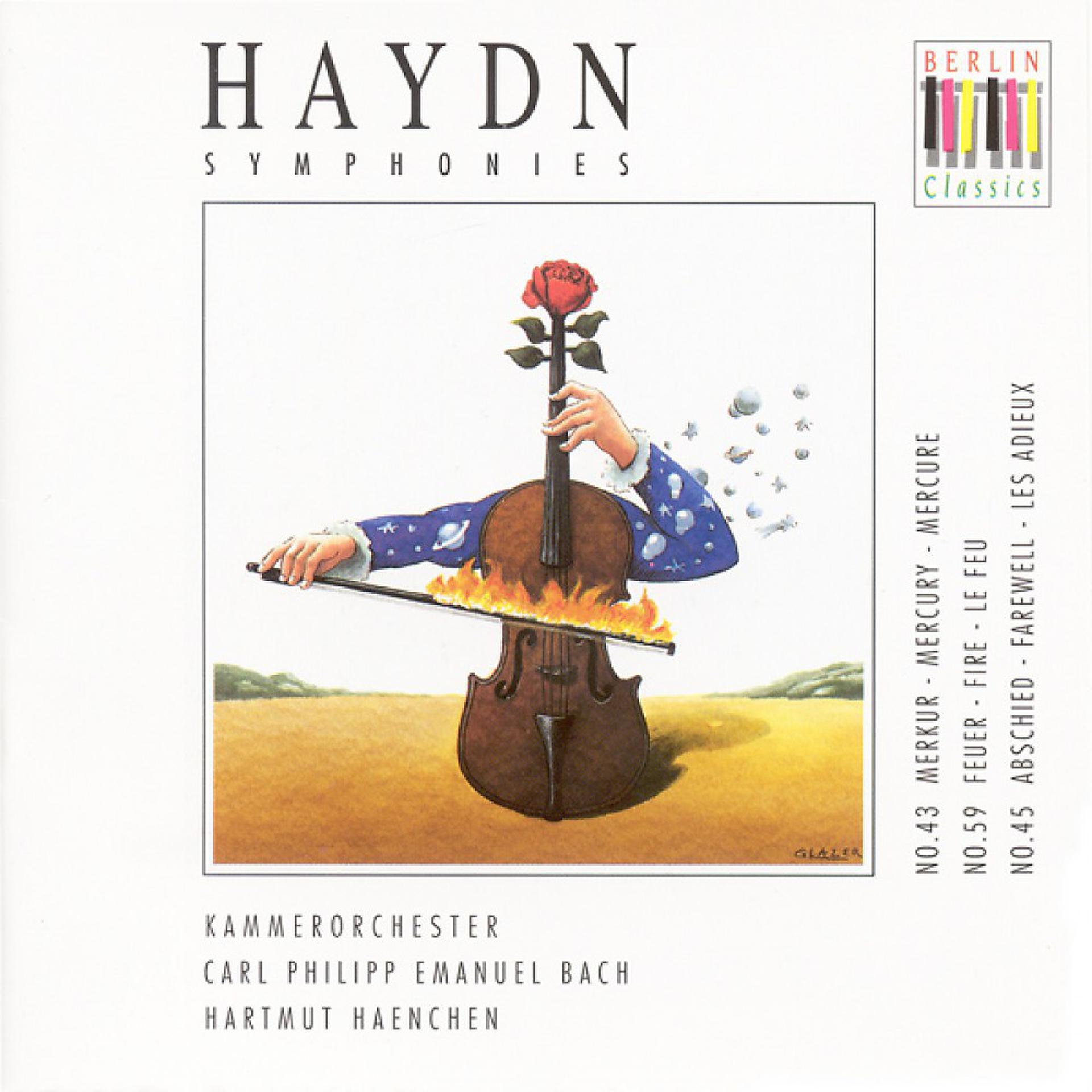 Постер альбома HAYDN, J.: Symphonies Nos. 43, 45, 59 (C.P.E. Bach Chamber Orchestra, Haenchen)