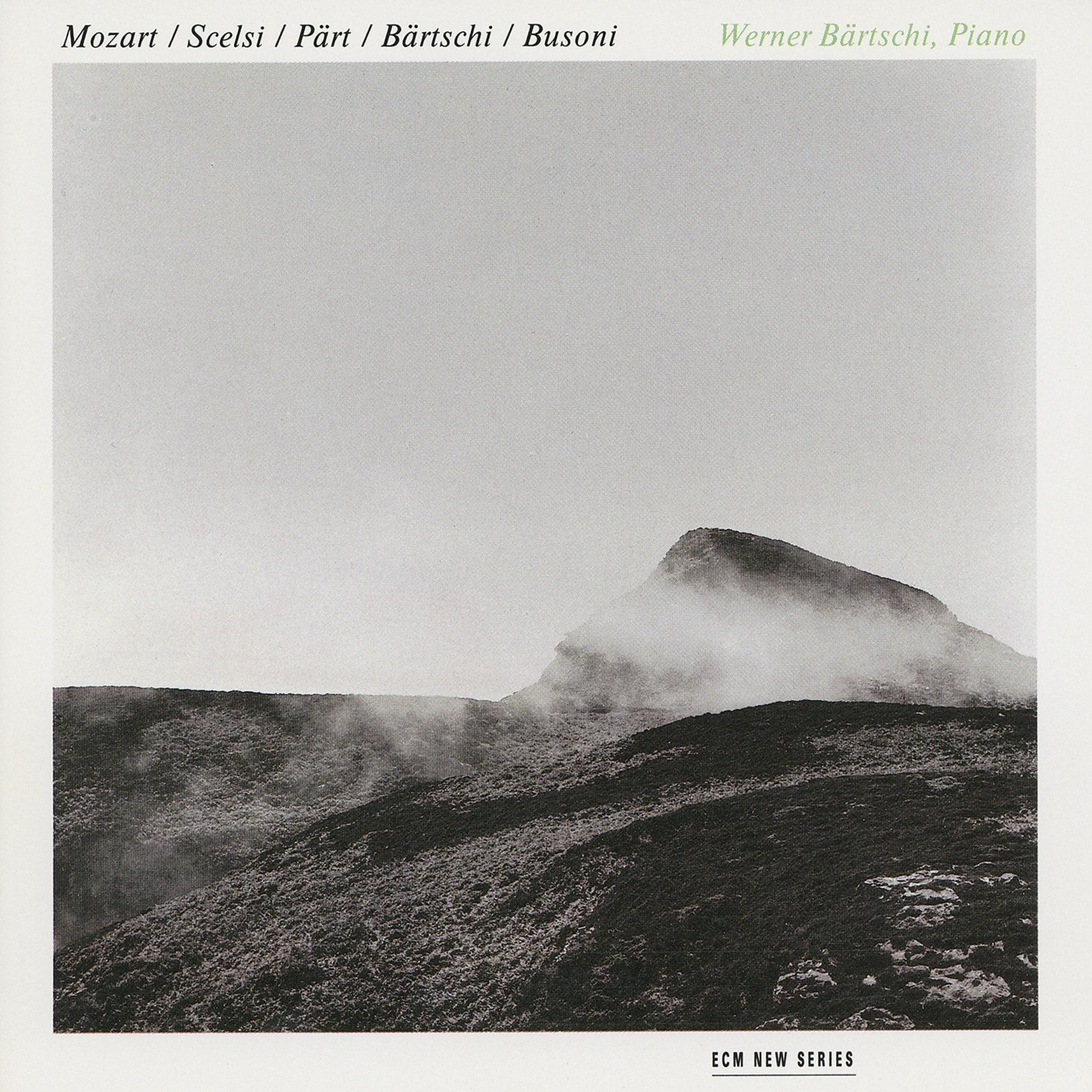 Постер альбома Mozart/ Scelsi/ Pärt/ Bärtschi/ Busoni