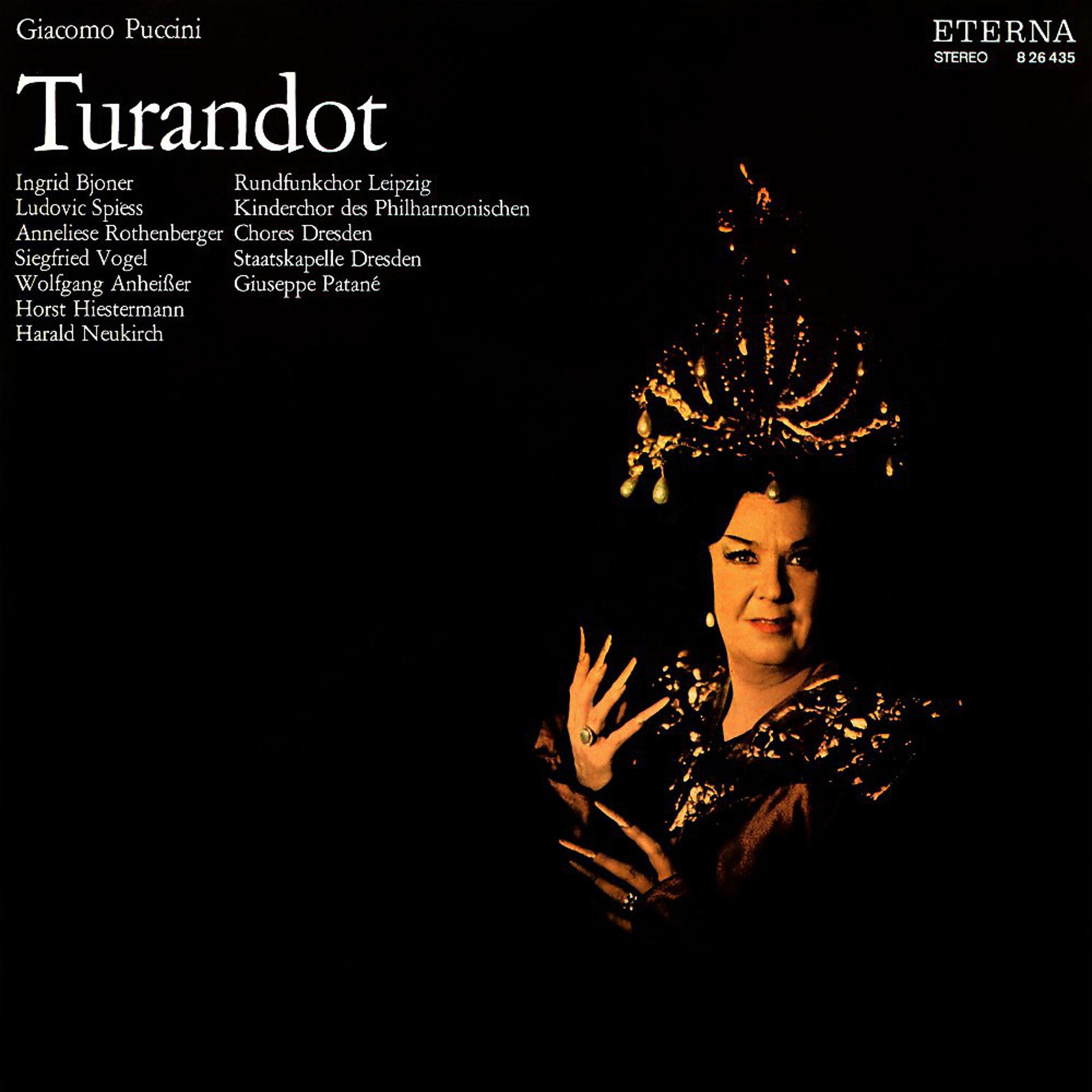 Постер альбома Puccini: Turandot (Highlights - Sung in German)